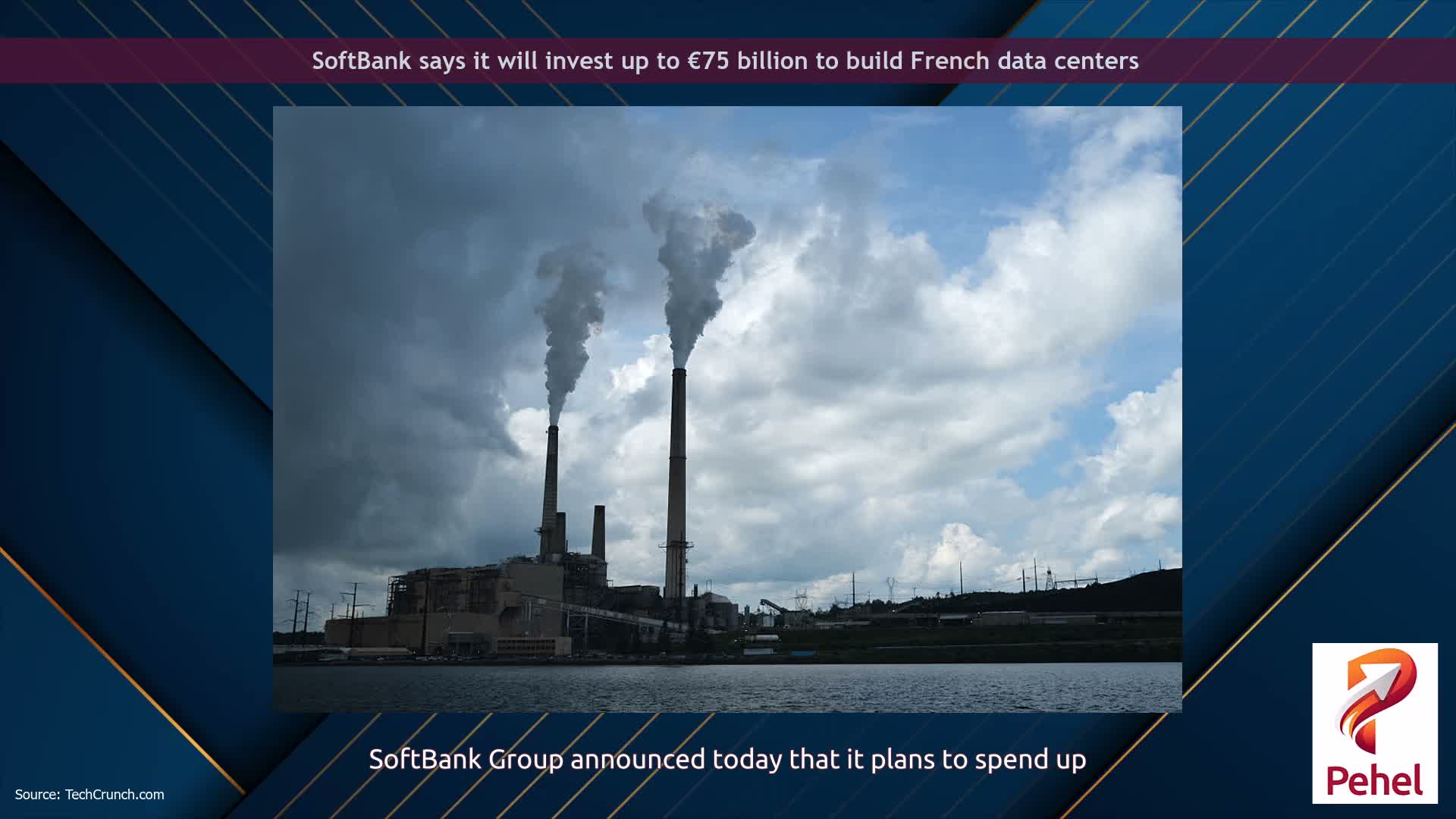 SoftBank says it will invest up to €75 billion to build French data centers