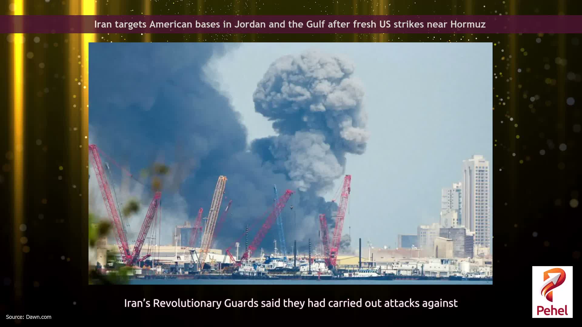 Iran targets American bases in Jordan and the Gulf after fresh US strikes near Hormuz
