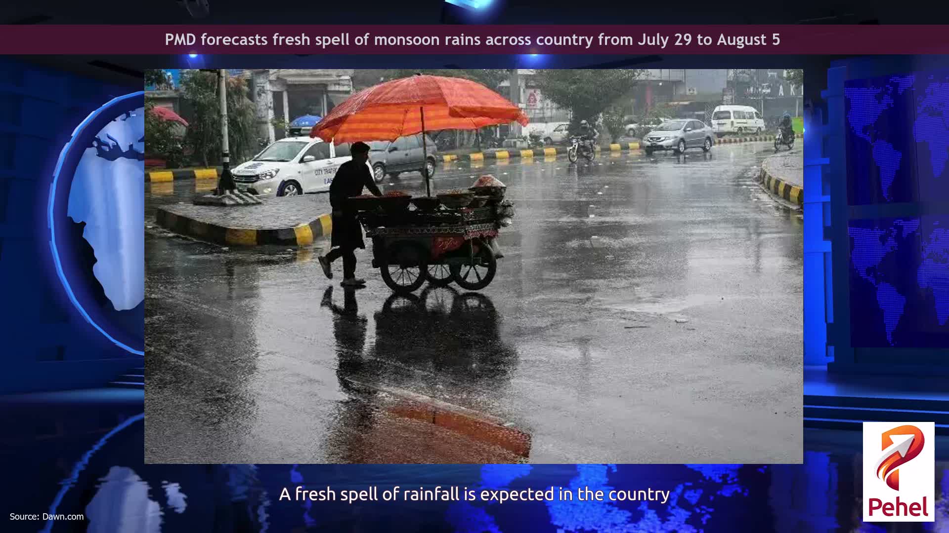 PMD forecasts fresh spell of monsoon rains across country from July 29 to August 5