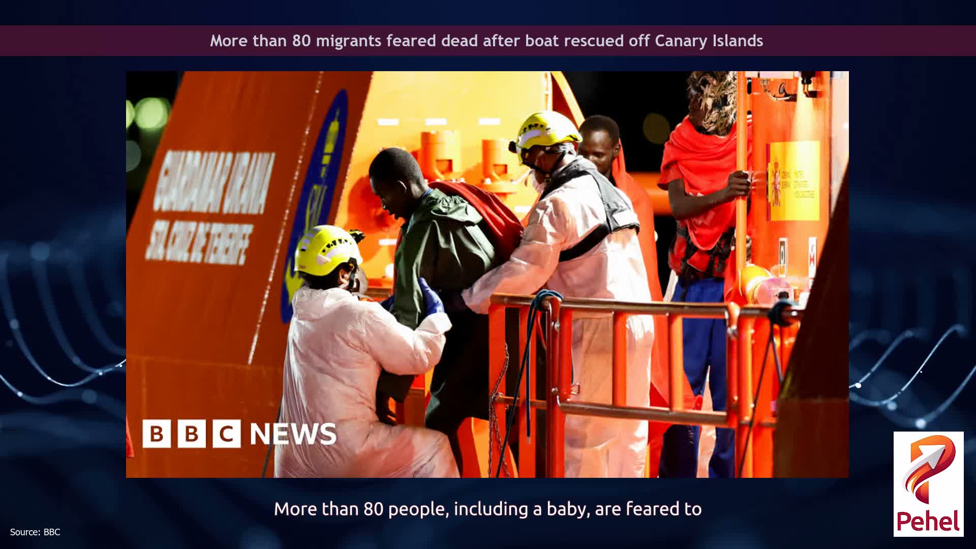 More than 80 migrants feared dead after boat rescued off Canary Islands