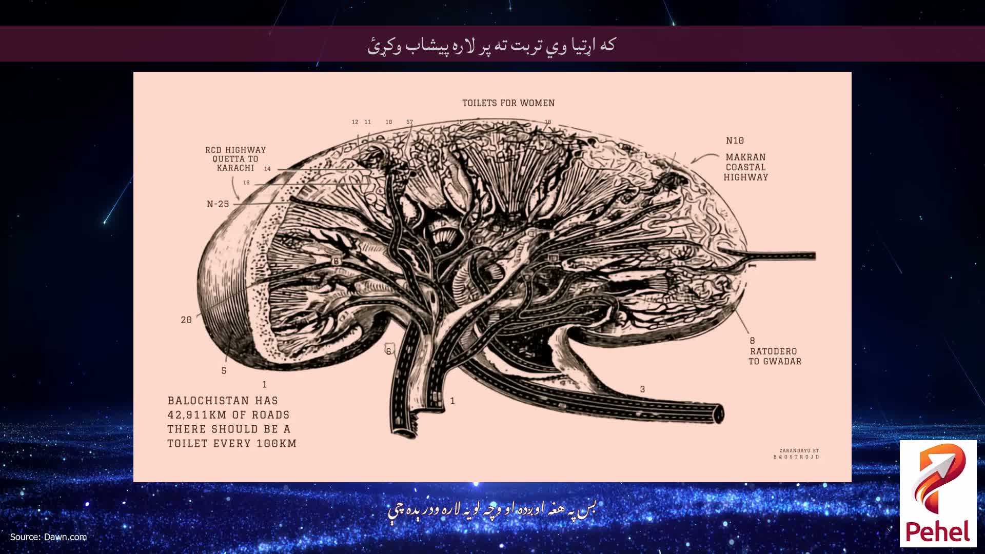 که اړتیا وي تربت ته پر لاره پیشاب وکړئ