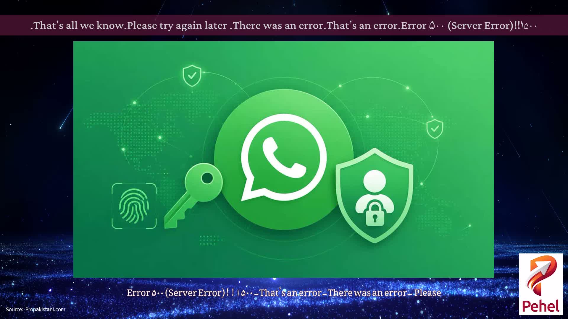 Error ۵۰۰ (Server Error)!!۱۵۰۰۔That’s an error۔There was an error۔ Please try again later۔That’s all we know۔