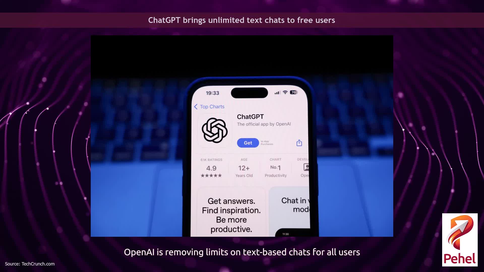 ChatGPT brings unlimited text chats to free users