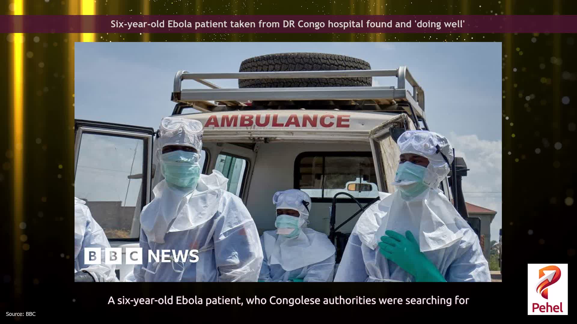Six-year-old Ebola patient taken from DR Congo hospital found and 'doing well'