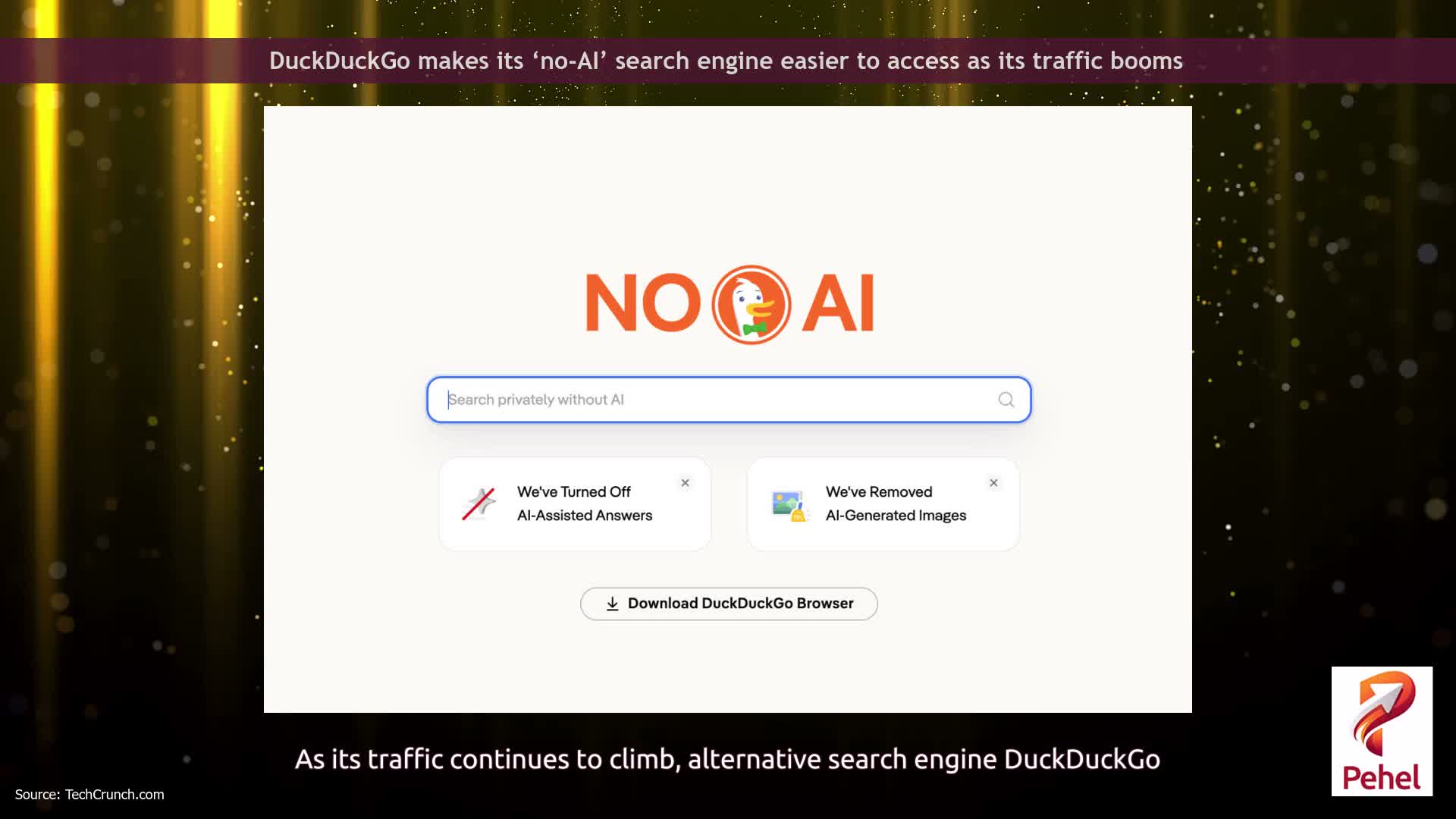 DuckDuckGo makes its ‘no-AI’ search engine easier to access as its traffic booms