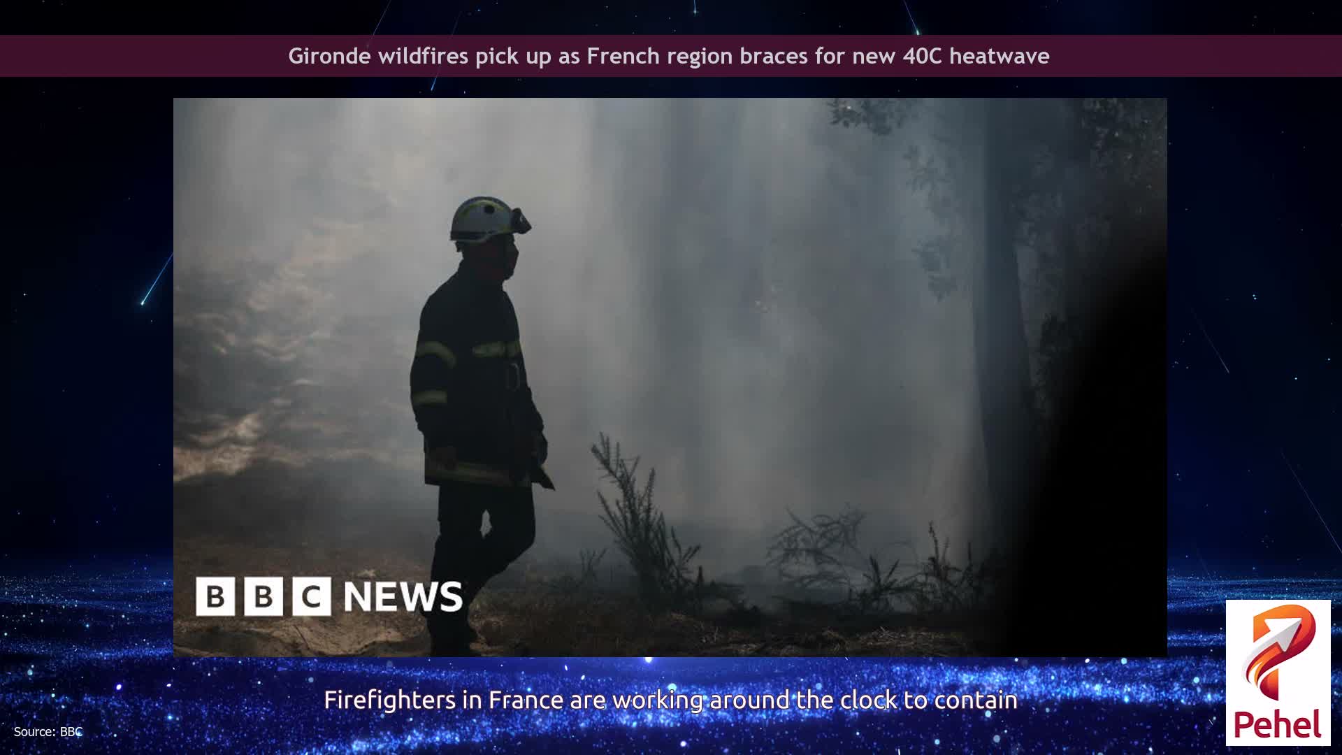 Gironde wildfires pick up as French region braces for new 40C heatwave