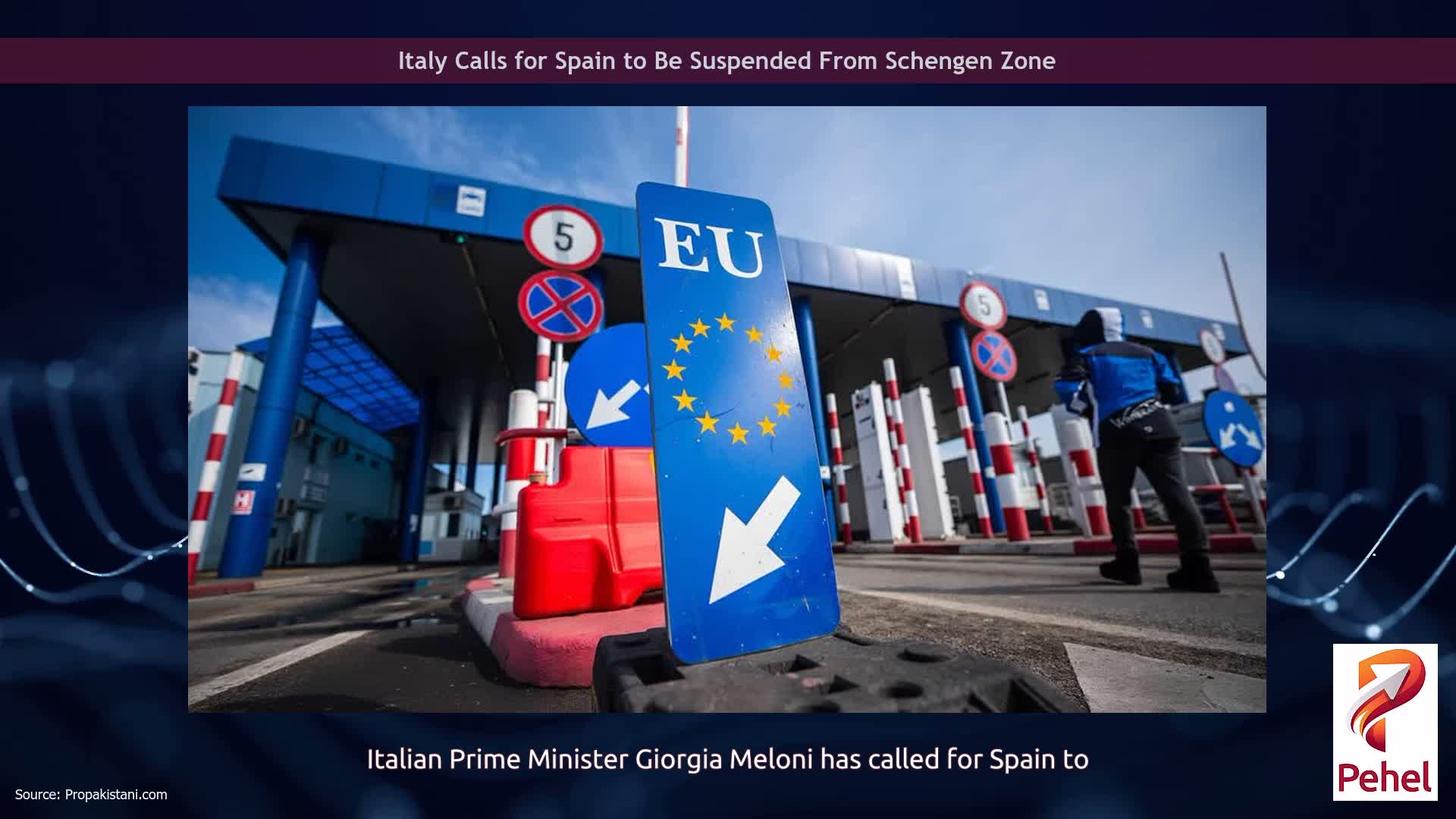 Italy Calls for Spain to Be Suspended From Schengen Zone