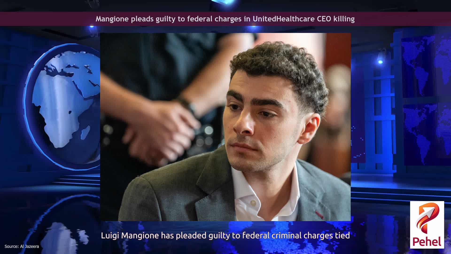 Mangione pleads guilty to federal charges in UnitedHealthcare CEO killing