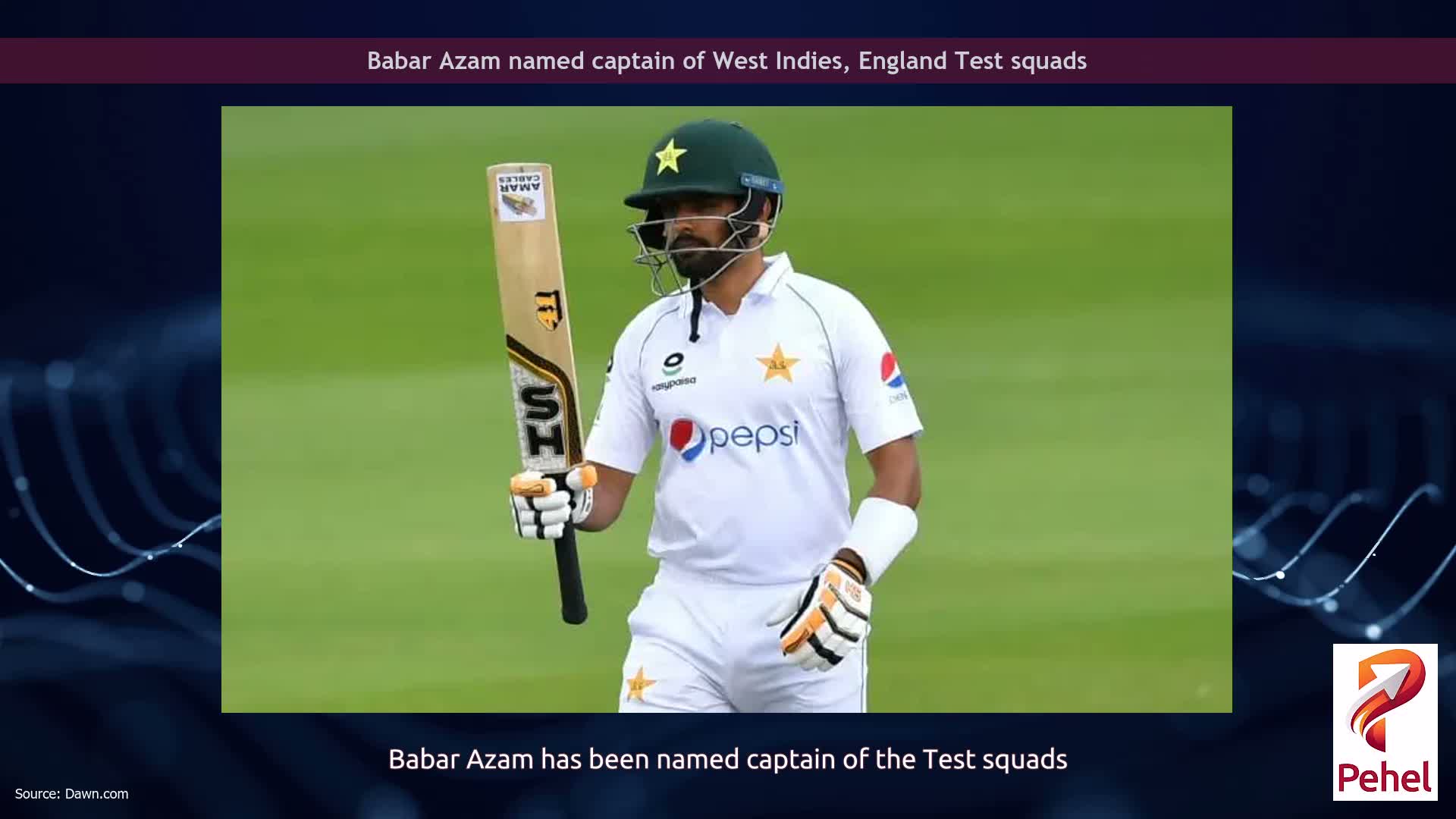 Babar Azam named captain of West Indies, England Test squads