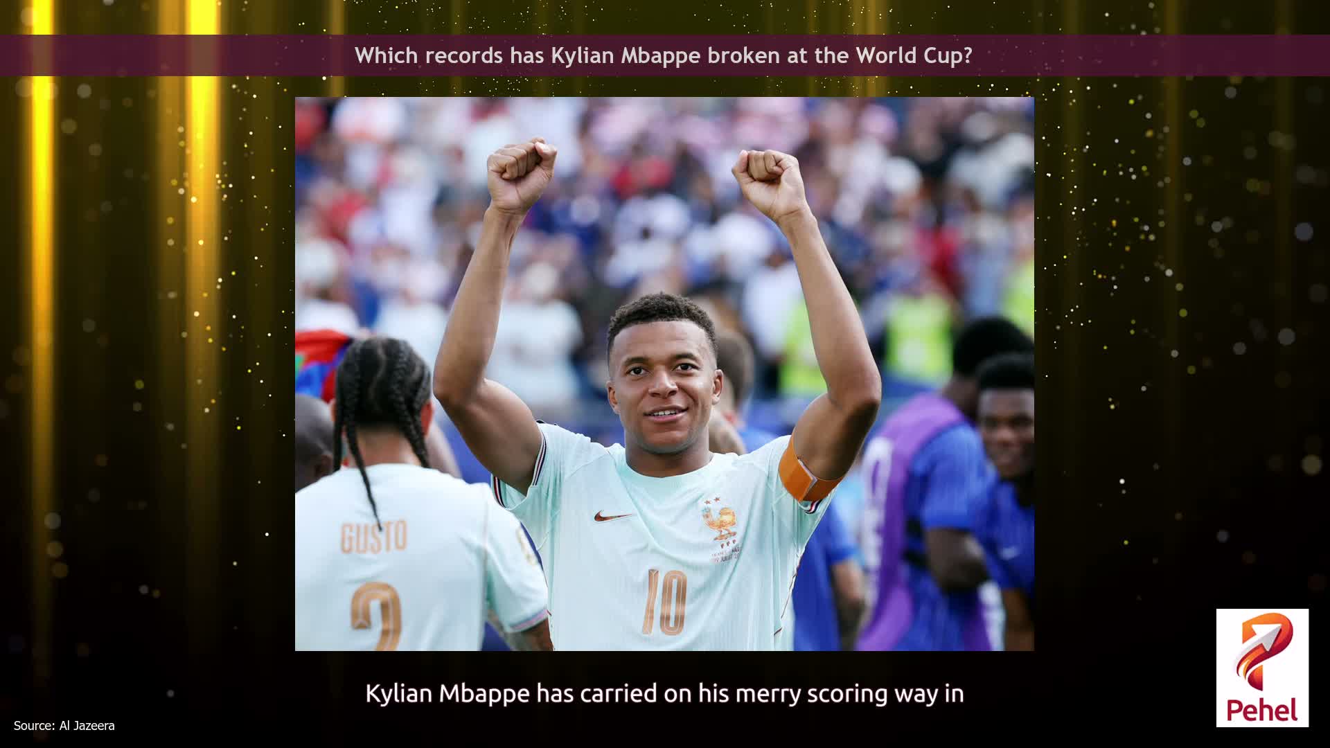 Which records has Kylian Mbappe broken at the World Cup?