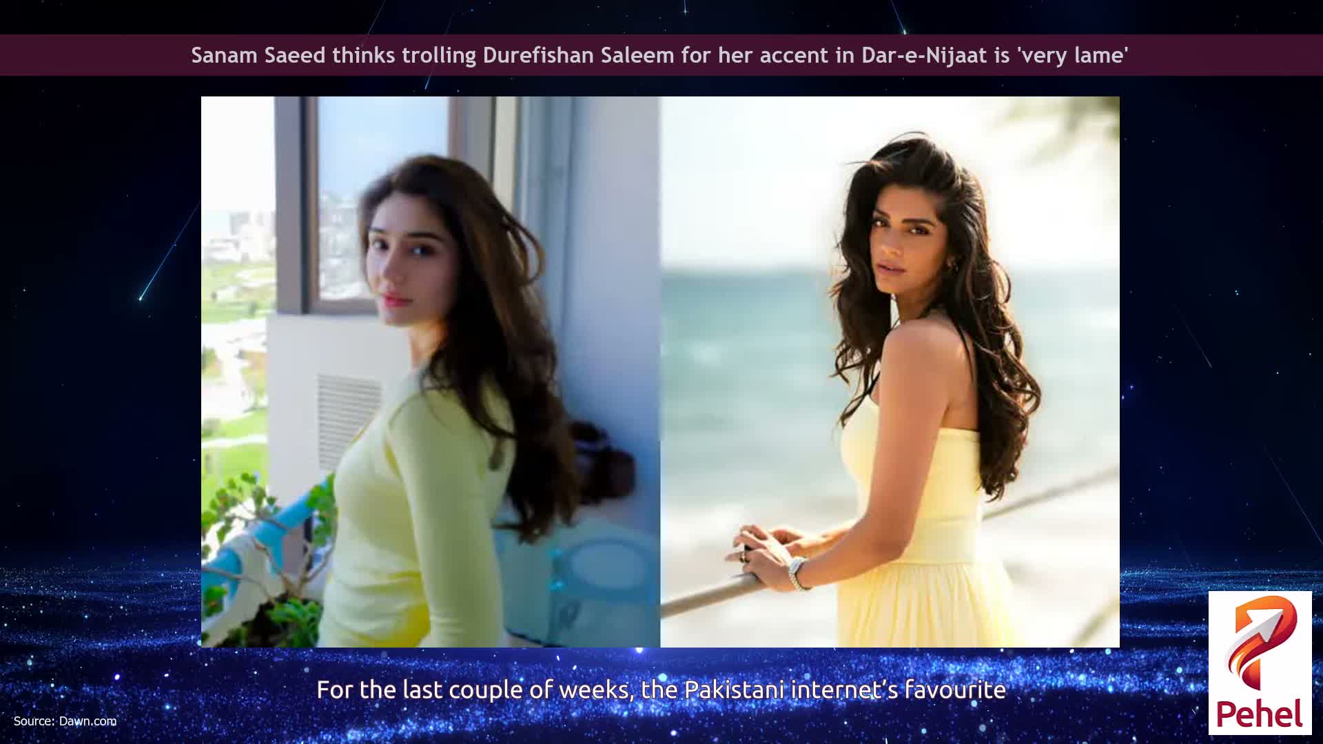 Sanam Saeed thinks trolling Durefishan Saleem for her accent in Dar-e-Nijaat is 'very lame'