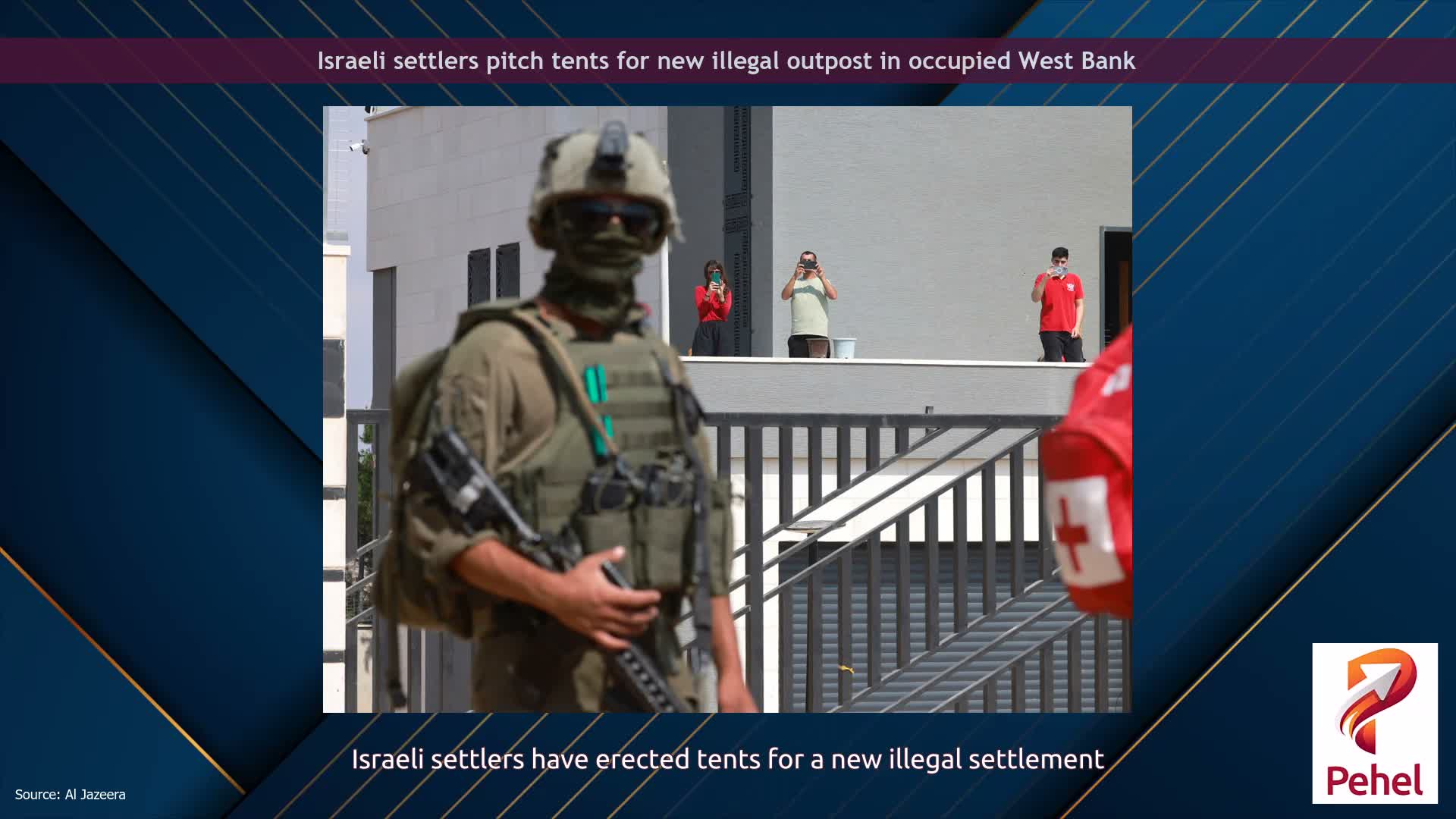 Israeli settlers pitch tents for new illegal outpost in occupied West Bank