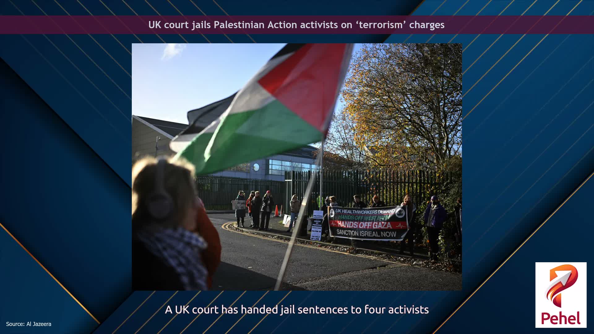 UK court jails Palestinian Action activists on ‘terrorism’ charges