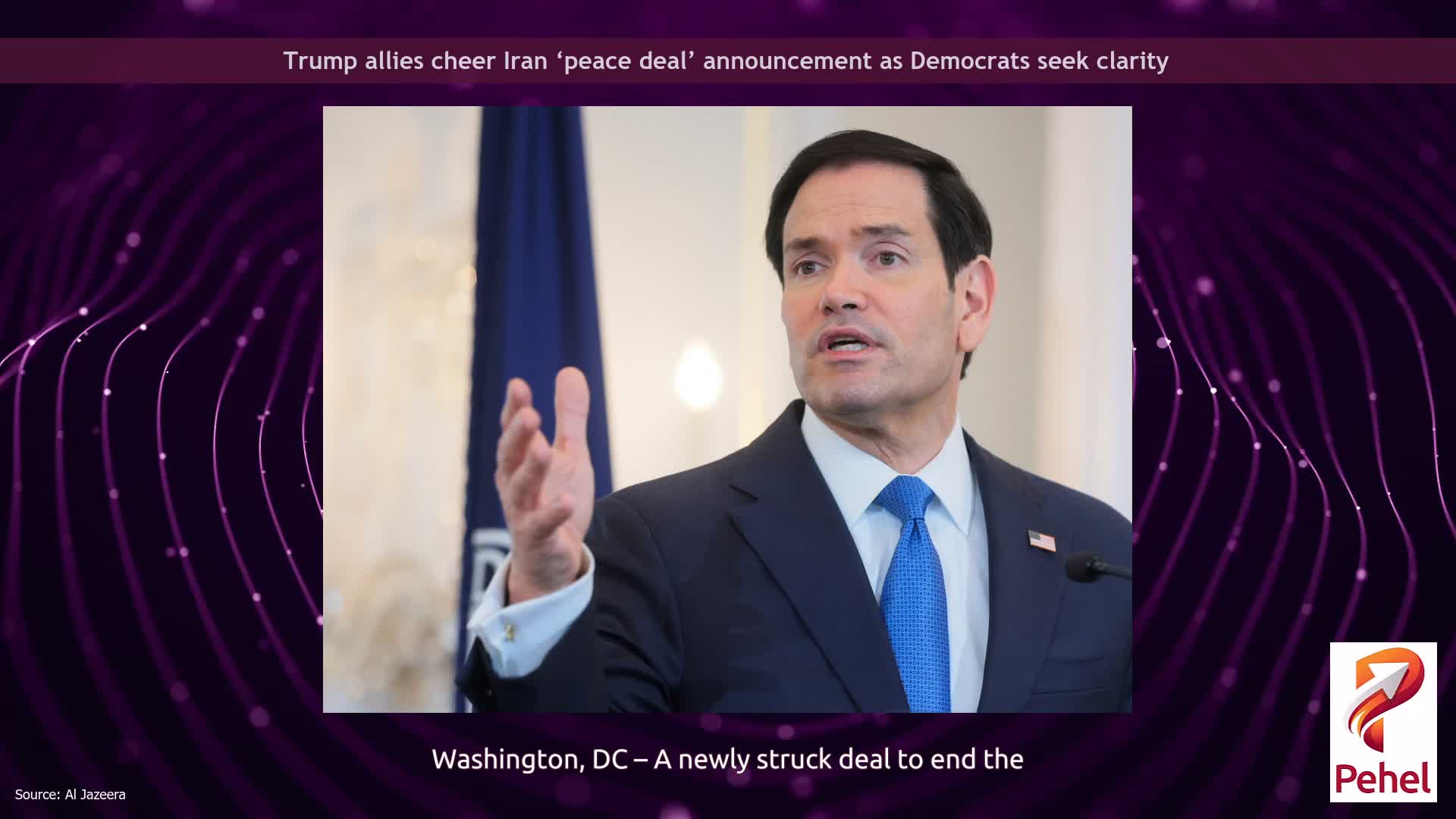 Trump allies cheer Iran ‘peace deal’ announcement as Democrats seek clarity