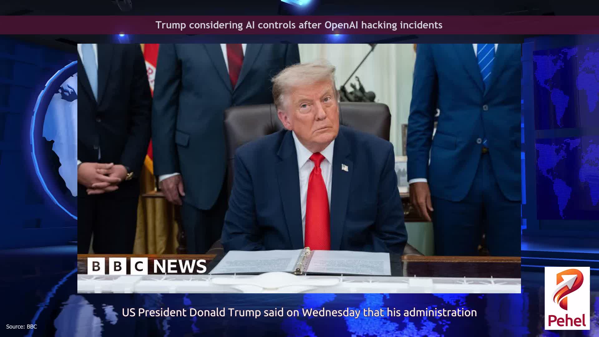 Trump considering AI controls after OpenAI hacking incidents