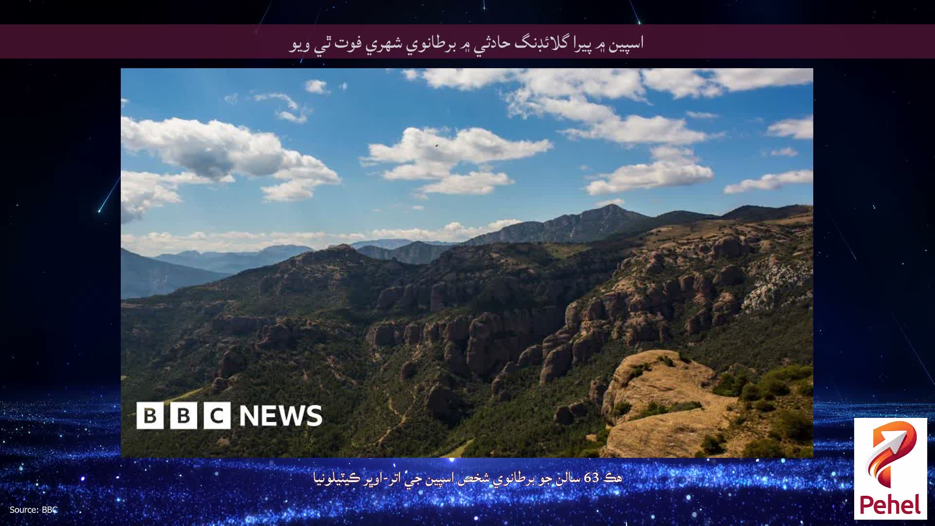 اسپين ۾ پيرا گلائڊنگ حادثي ۾ برطانوي شهري فوت ٿي ويو