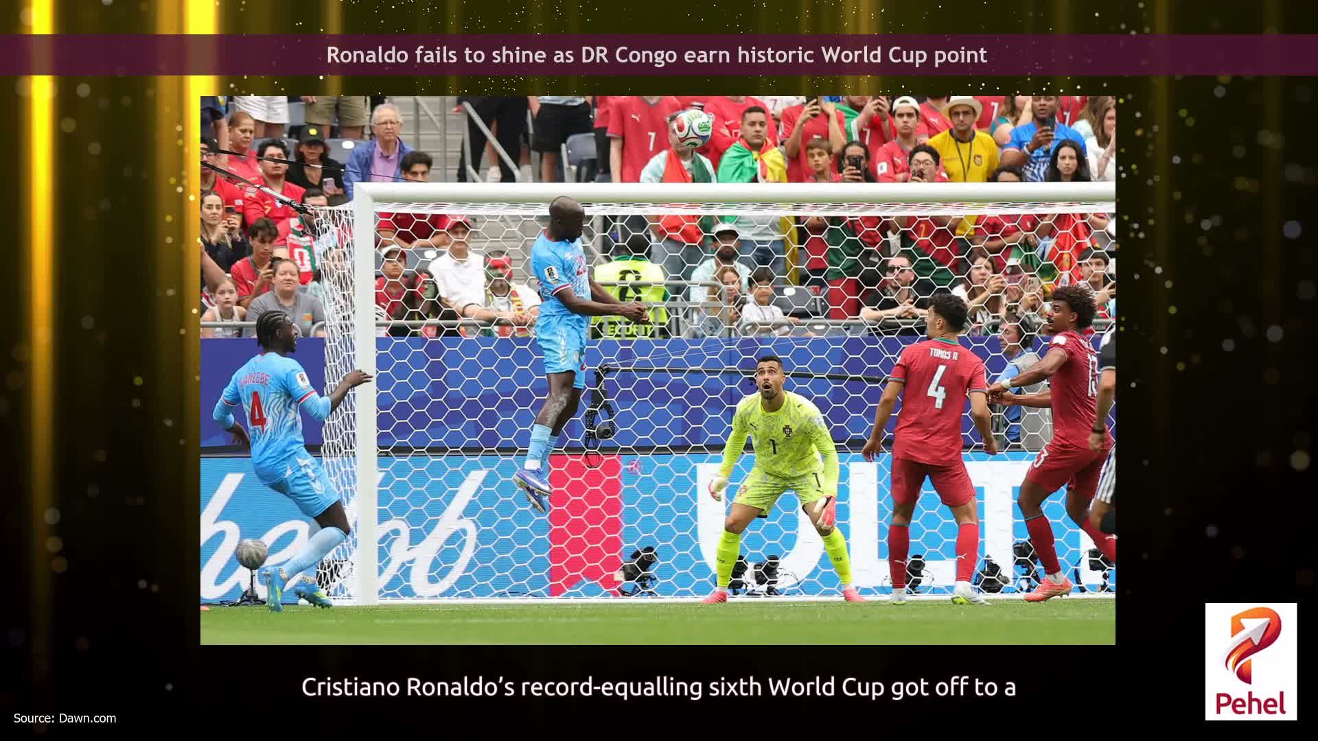 Ronaldo fails to shine as DR Congo earn historic World Cup point