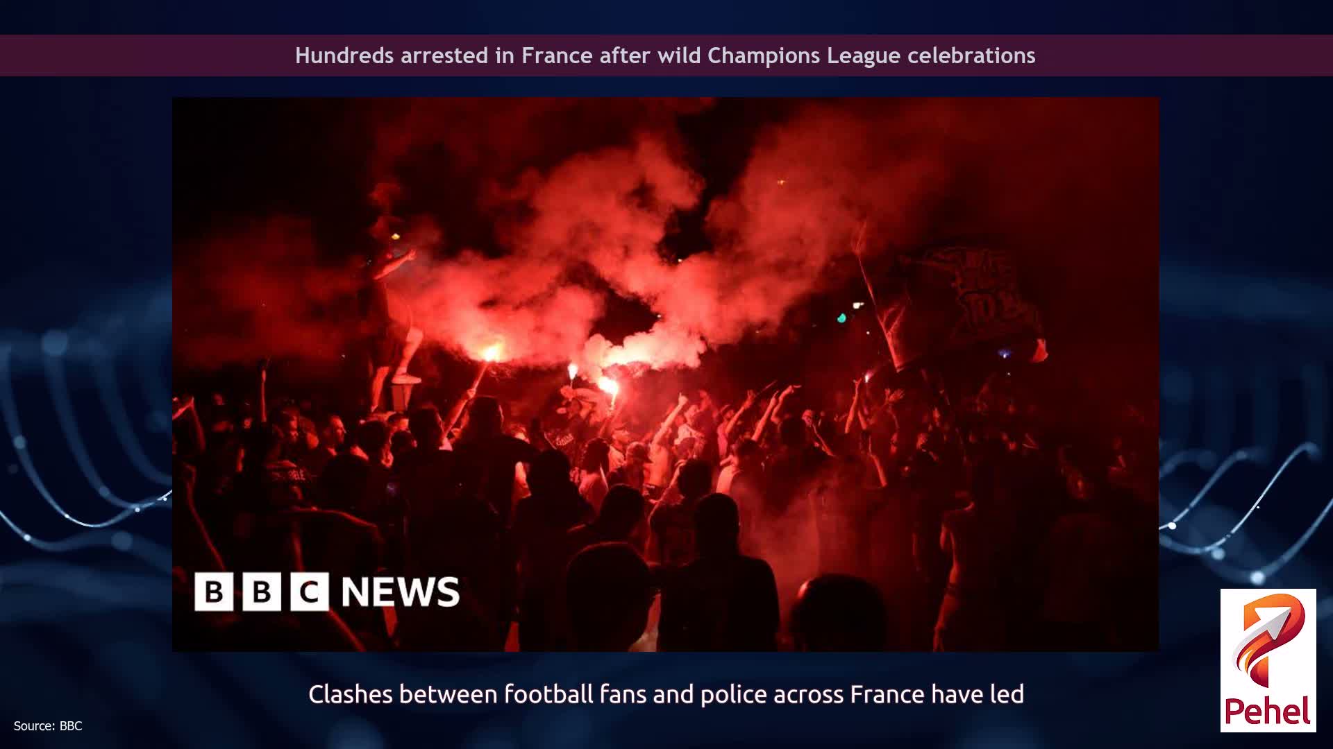 Hundreds arrested in France after wild Champions League celebrations