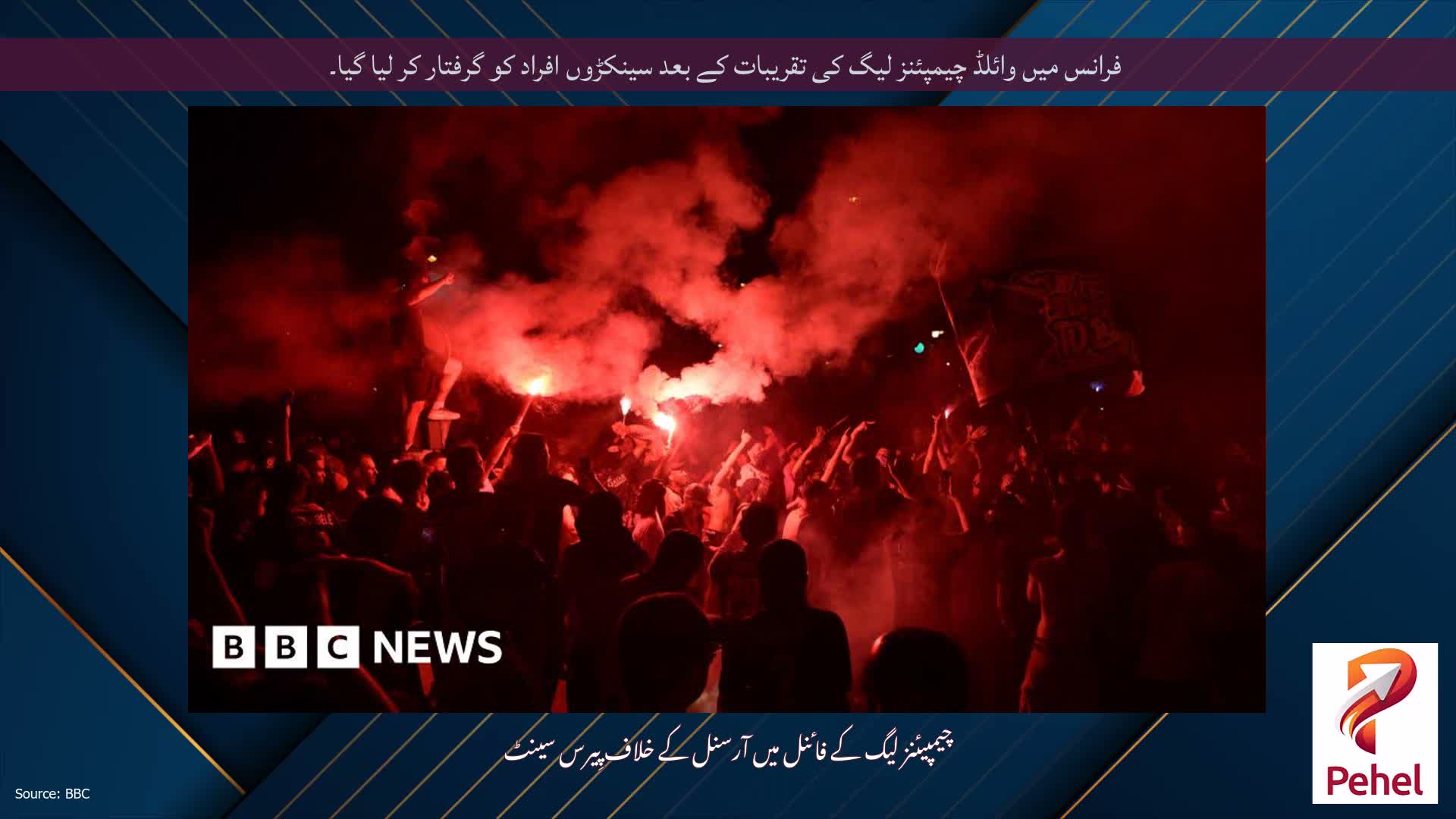 فرانس میں وائلڈ چیمپئنز لیگ کی تقریبات کے بعد سینکڑوں افراد کو گرفتار کر لیا گیا۔