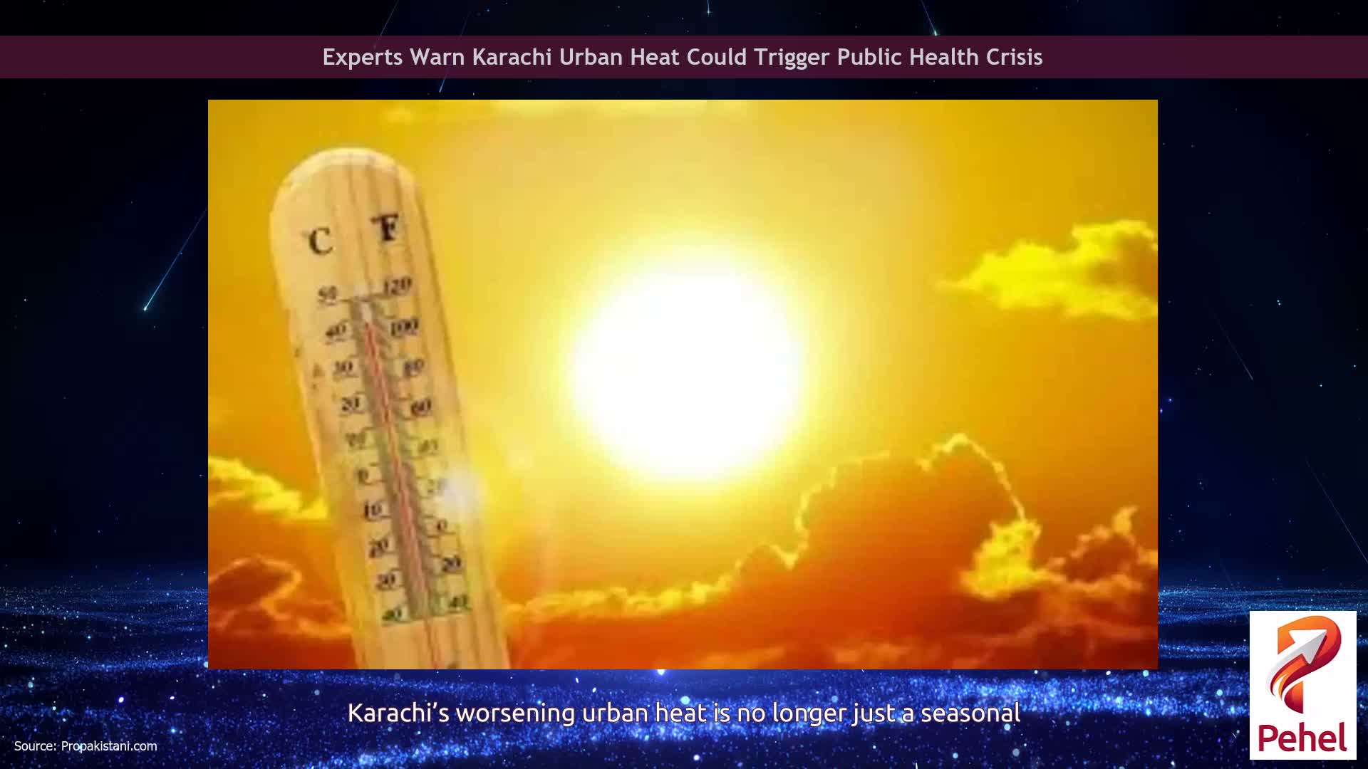 Experts Warn Karachi Urban Heat Could Trigger Public Health Crisis
