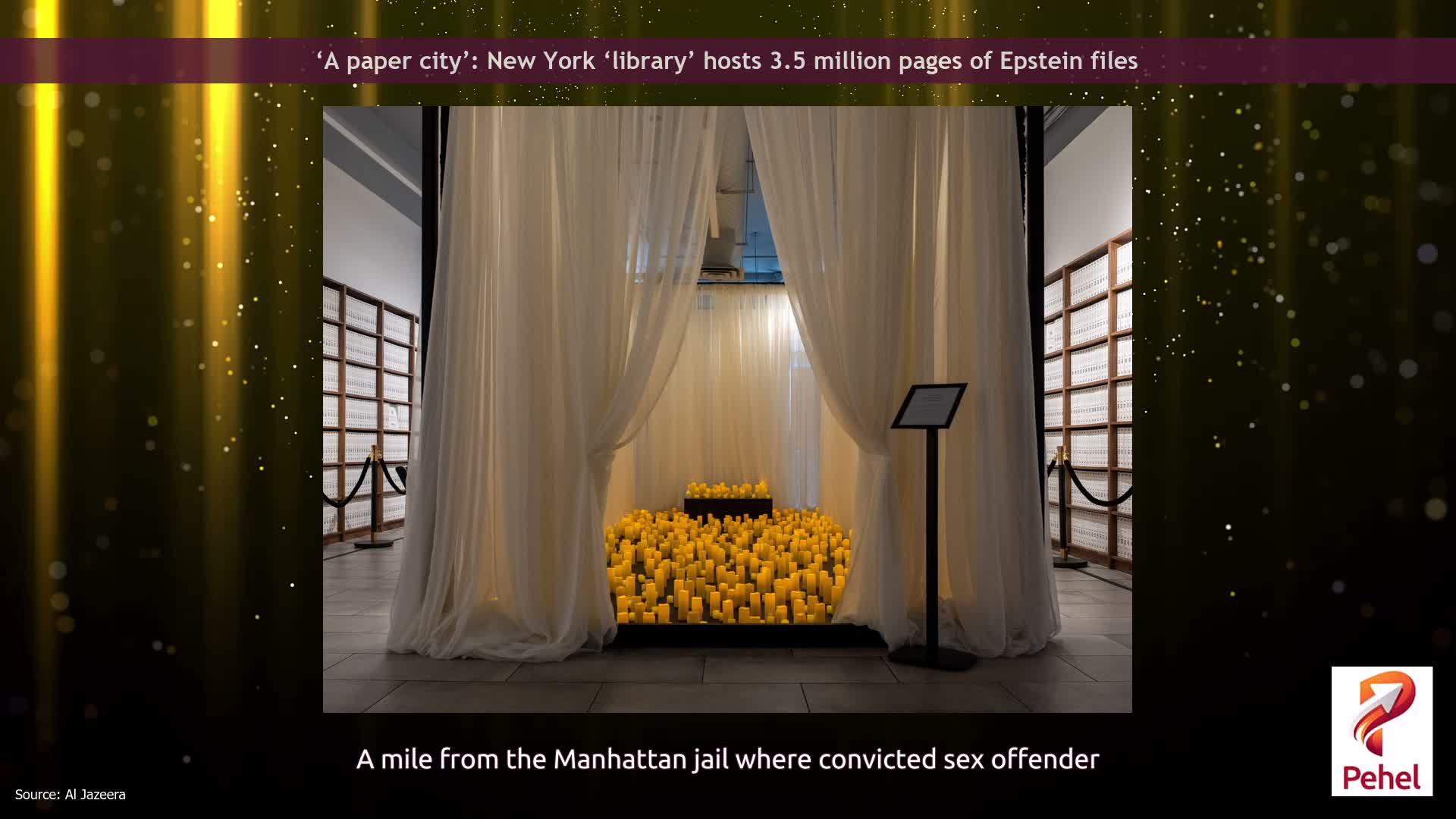 ‘A paper city’: New York ‘library’ hosts 3.5 million pages of Epstein files