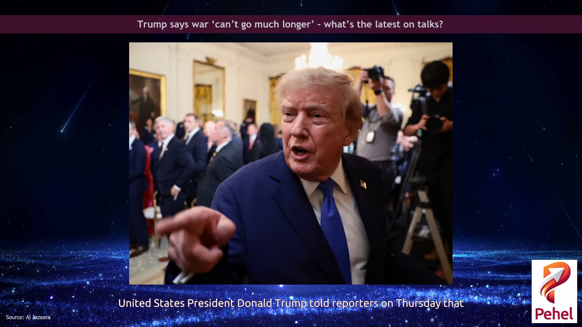 Trump says war ‘can’t go much longer’ – what’s the latest on talks?