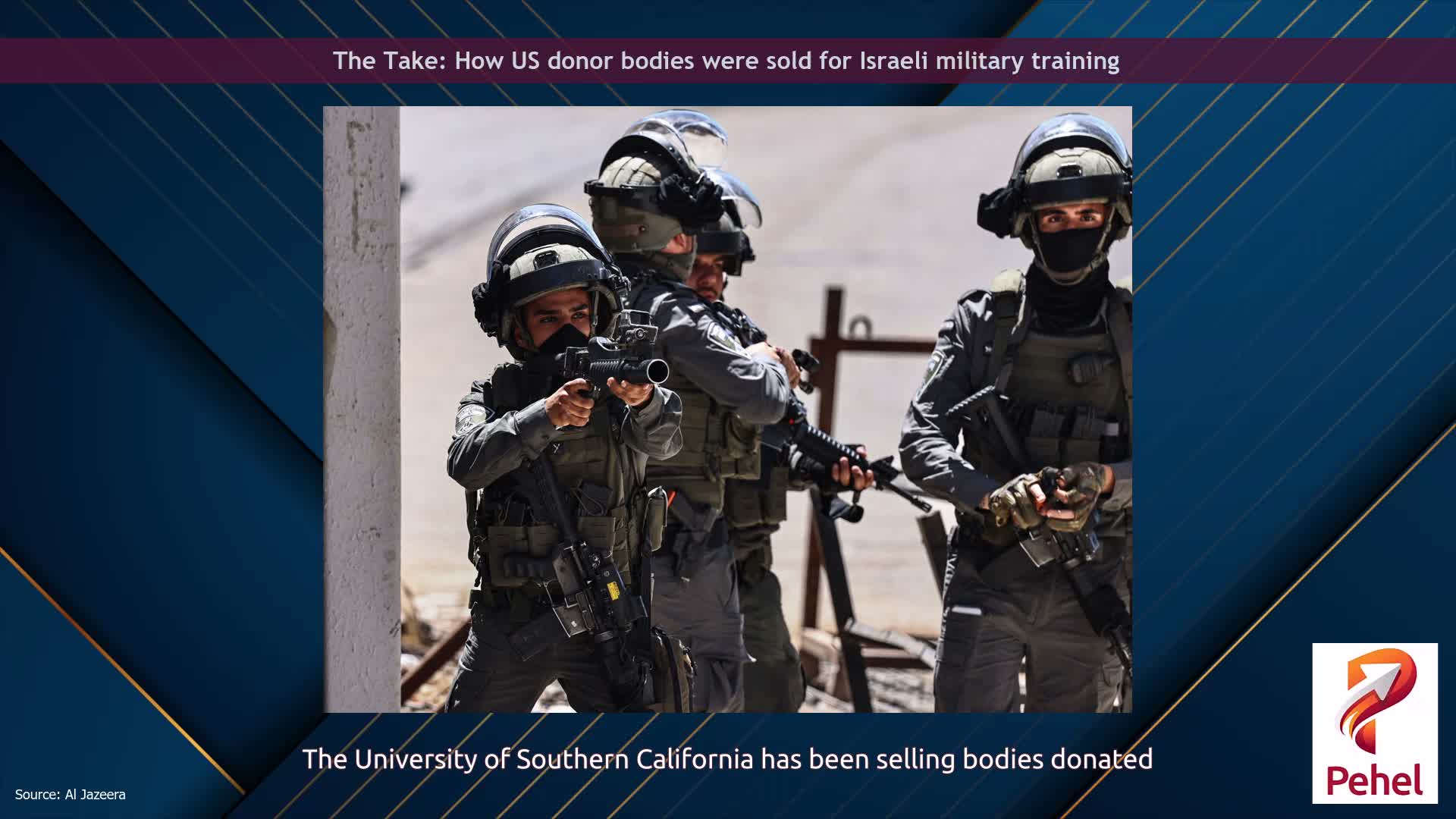 The Take: How US donor bodies were sold for Israeli military training