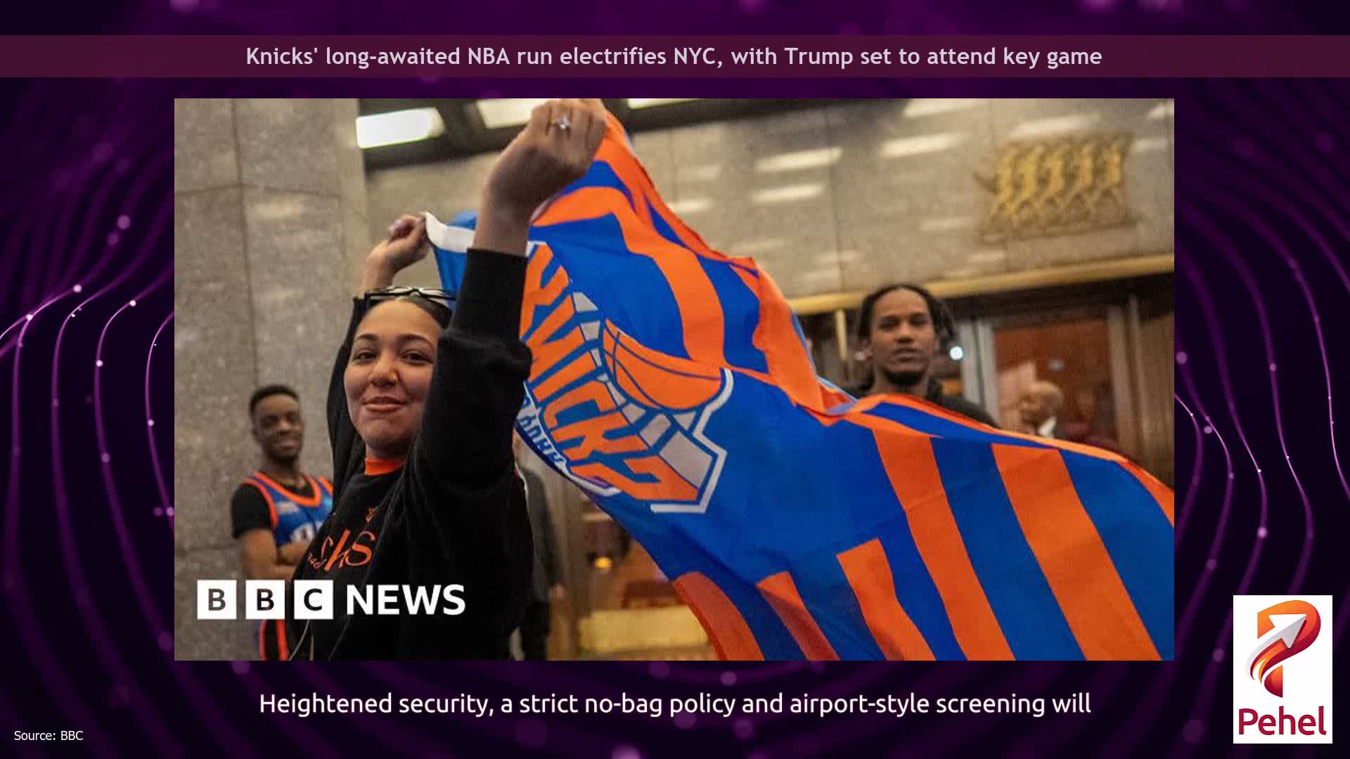 Knicks' long-awaited NBA run electrifies NYC, with Trump set to attend key game