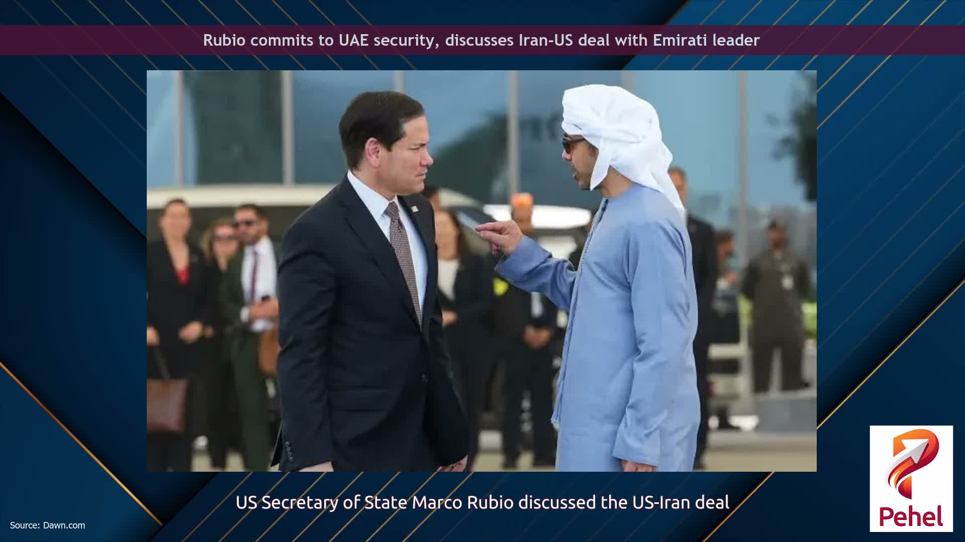 Rubio commits to UAE security, discusses Iran-US deal with Emirati leader