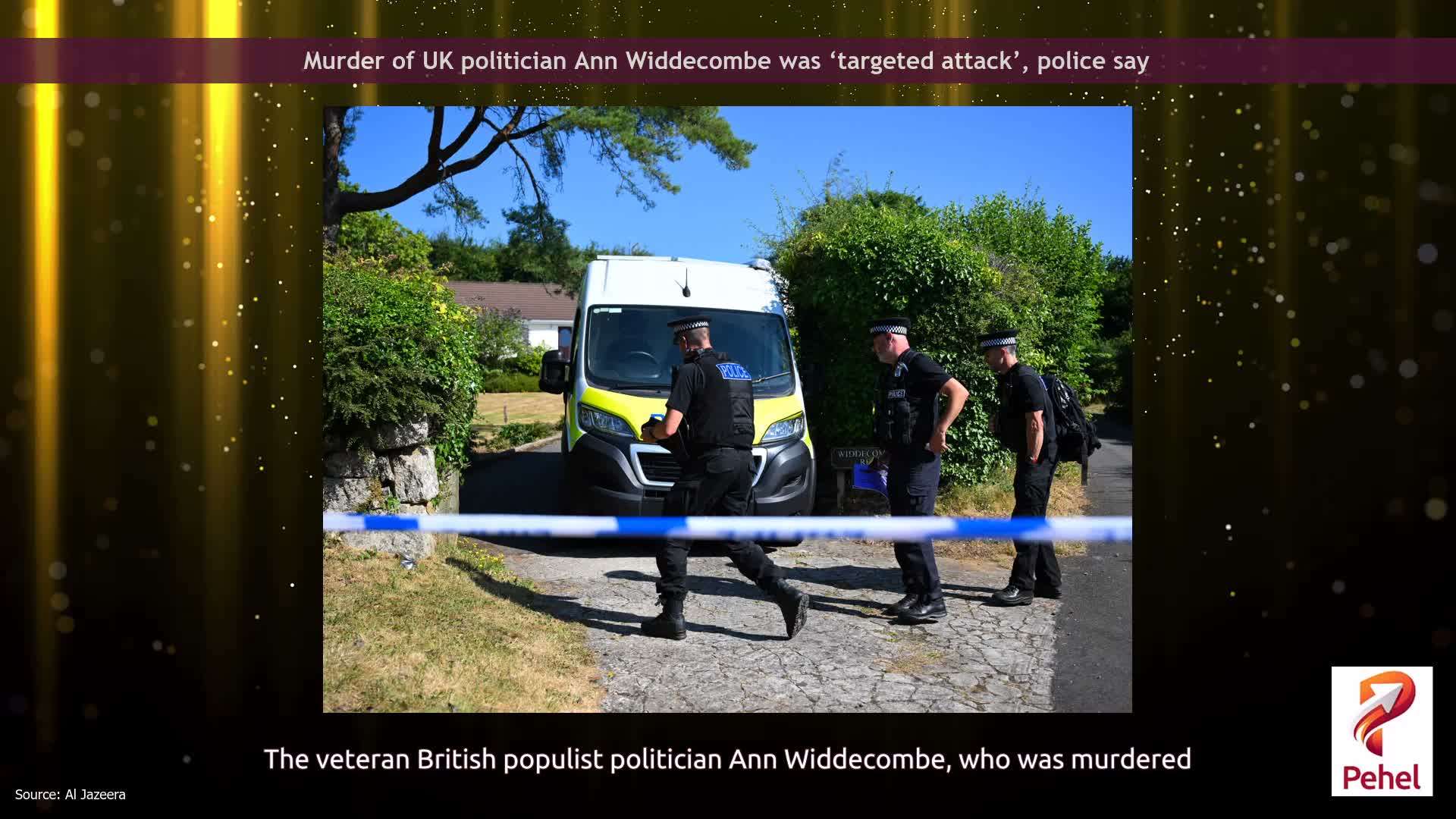Murder of UK politician Ann Widdecombe was ‘targeted attack’, police say