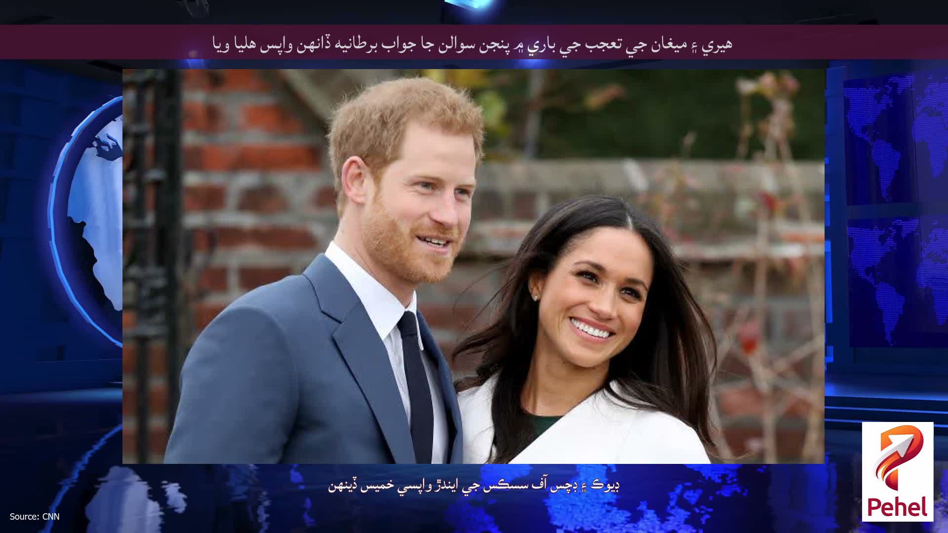 هيري ۽ ميغان جي تعجب جي باري ۾ پنجن سوالن جا جواب برطانيه ڏانهن واپس هليا ويا
