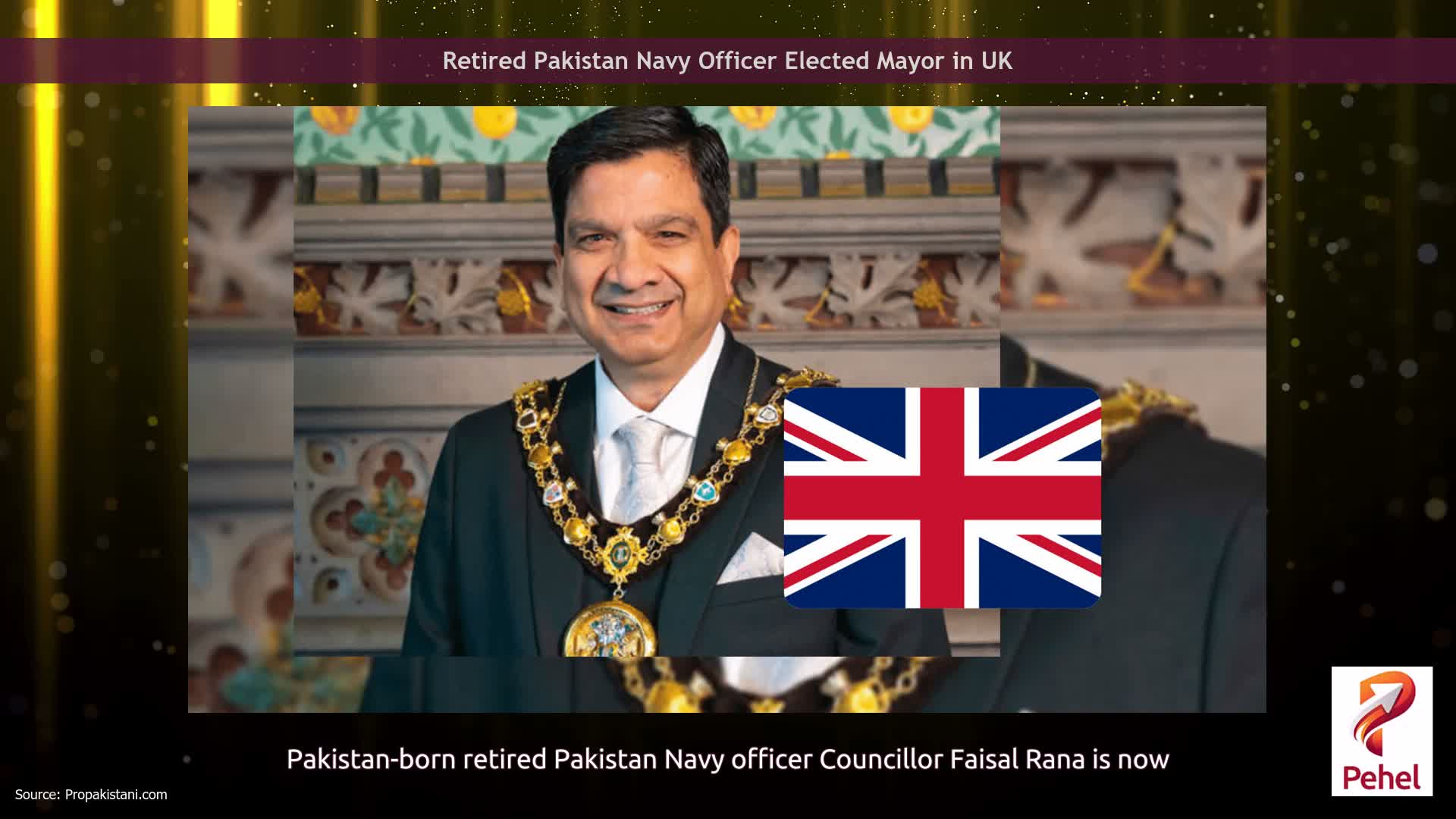 Retired Pakistan Navy Officer Elected Mayor in UK