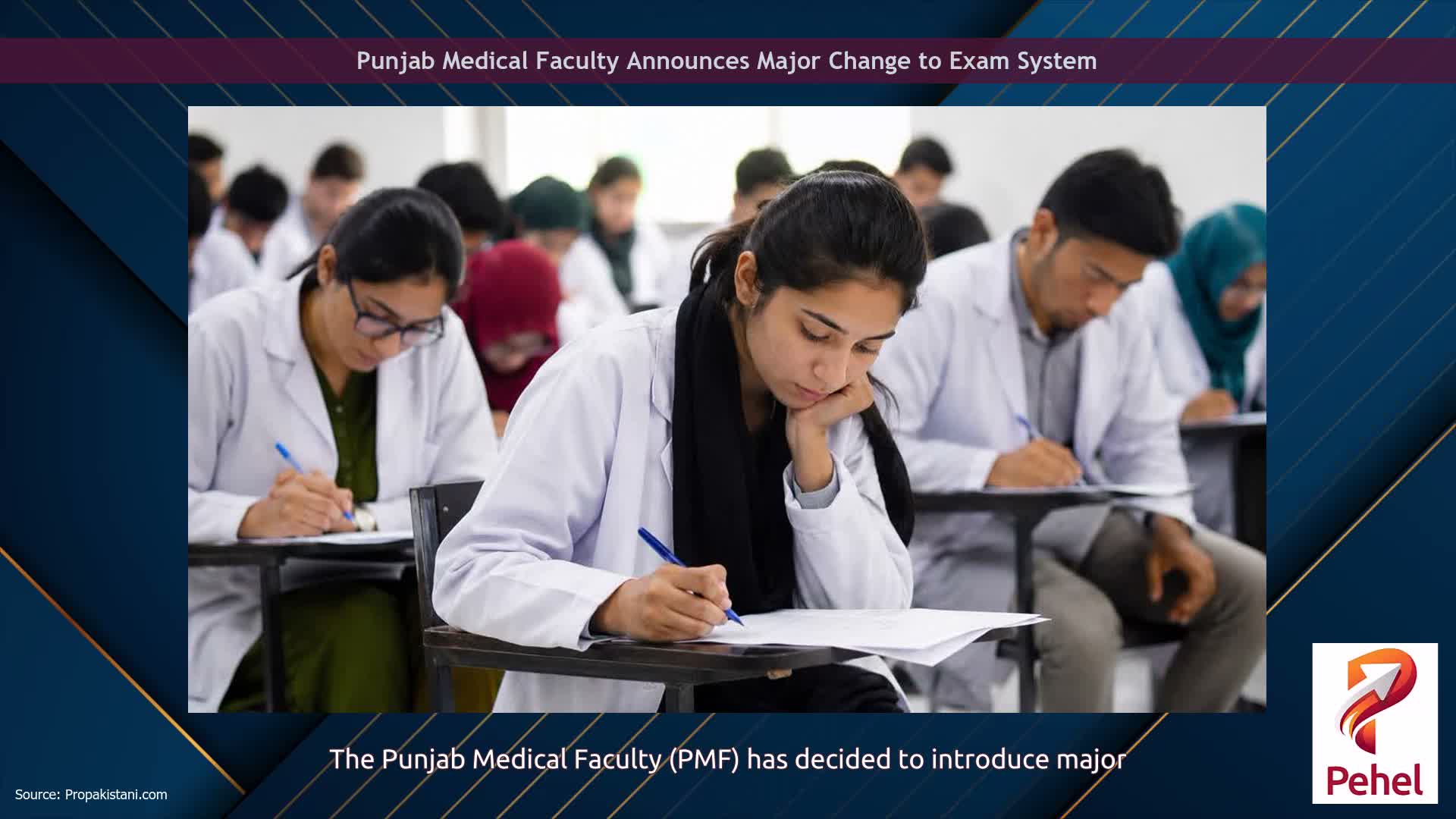 Punjab Medical Faculty Announces Major Change to Exam System