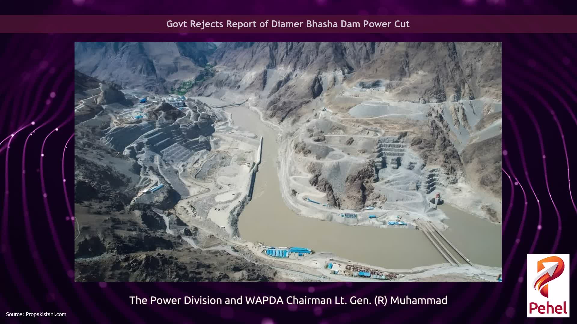 Govt Rejects Report of Diamer Bhasha Dam Power Cut