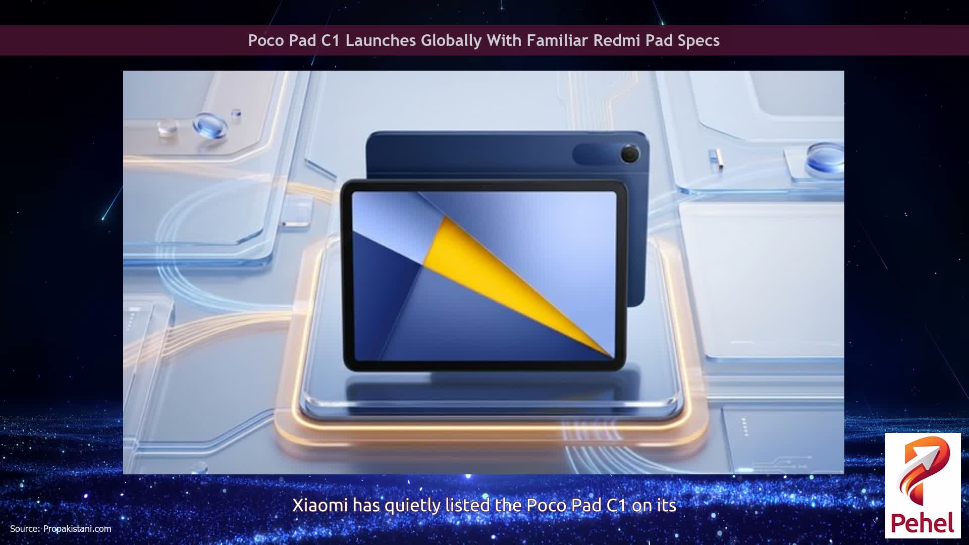 Poco Pad C1 Launches Globally With Familiar Redmi Pad Specs