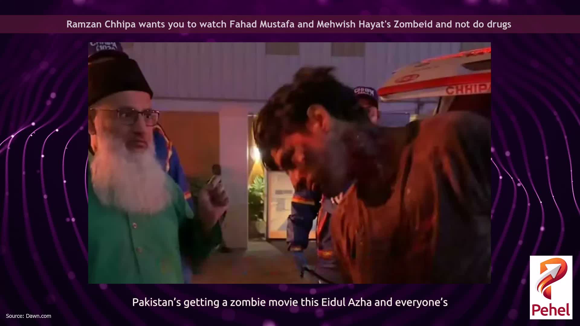 Ramzan Chhipa wants you to watch Fahad Mustafa and Mehwish Hayat's Zombeid and not do drugs