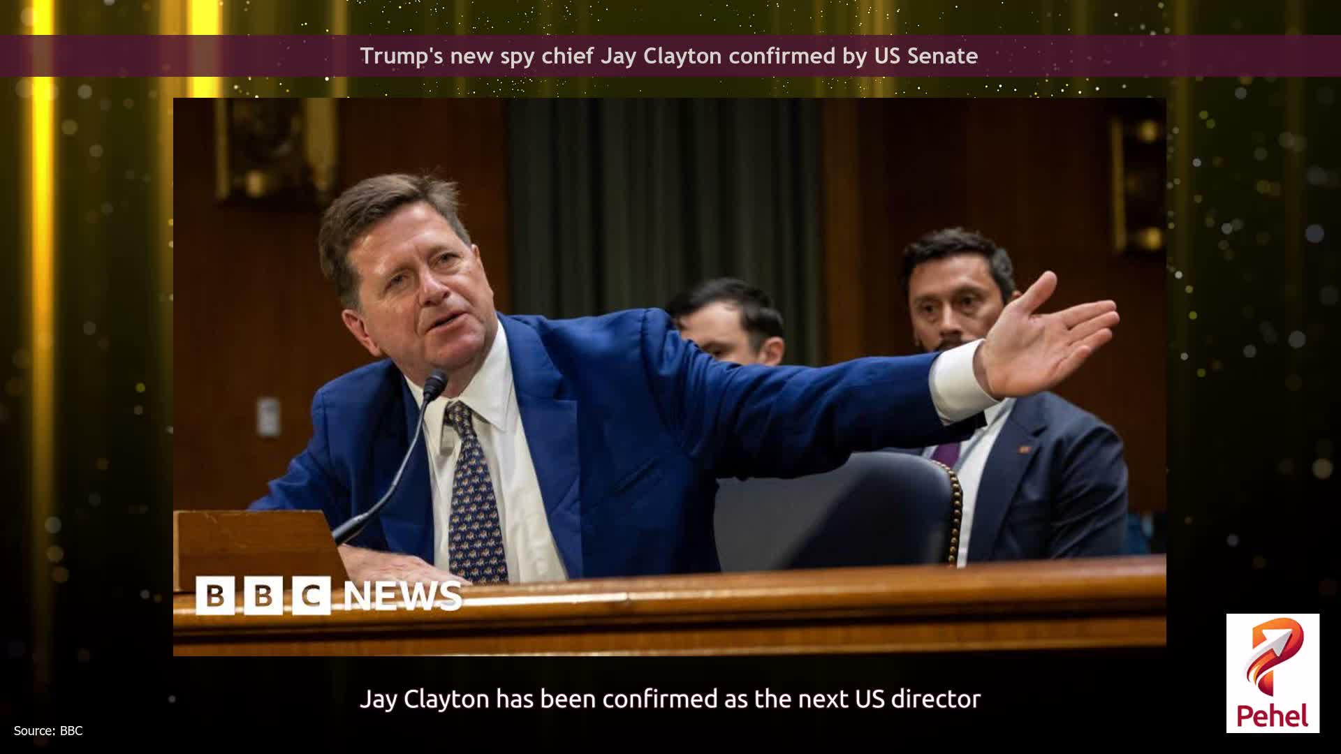 Trump's new spy chief Jay Clayton confirmed by US Senate