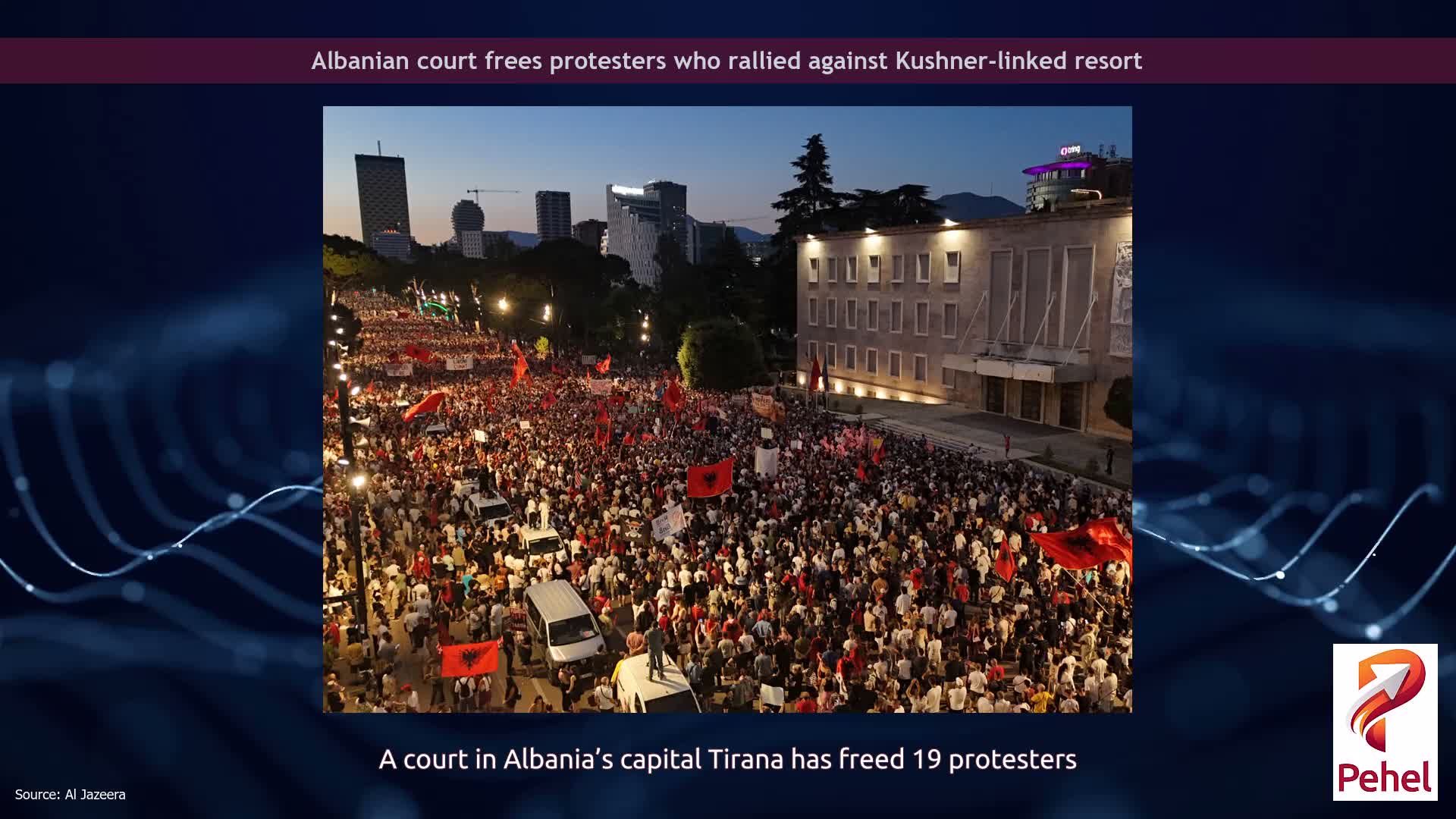 Albanian court frees protesters who rallied against Kushner-linked resort