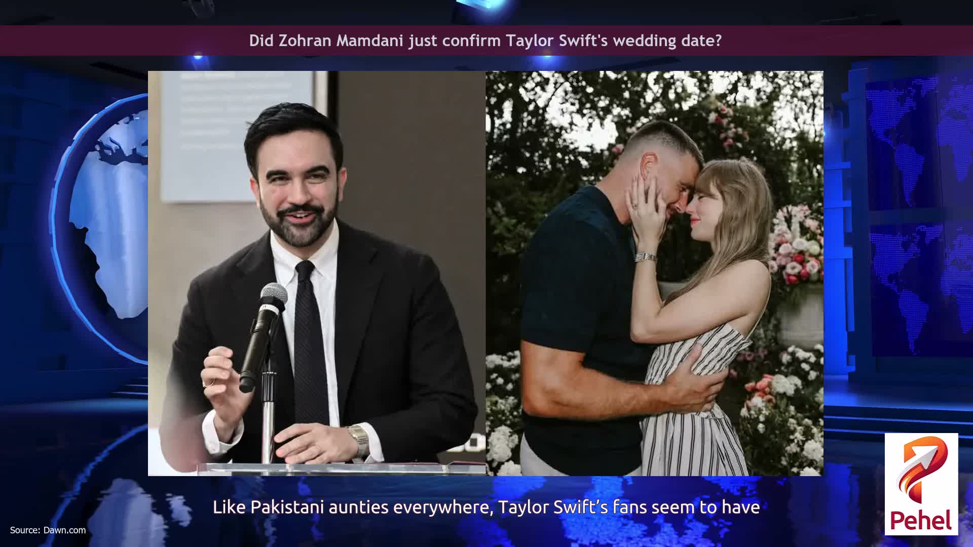 Did Zohran Mamdani just confirm Taylor Swift's wedding date?