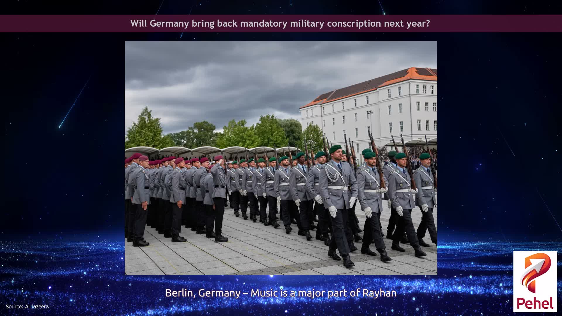 Will Germany bring back mandatory military conscription next year?