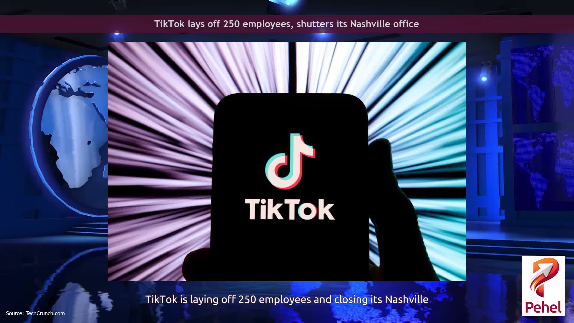 TikTok lays off 250 employees, shutters its Nashville office