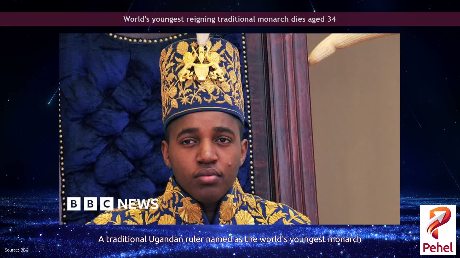 World's youngest reigning traditional monarch dies aged 34