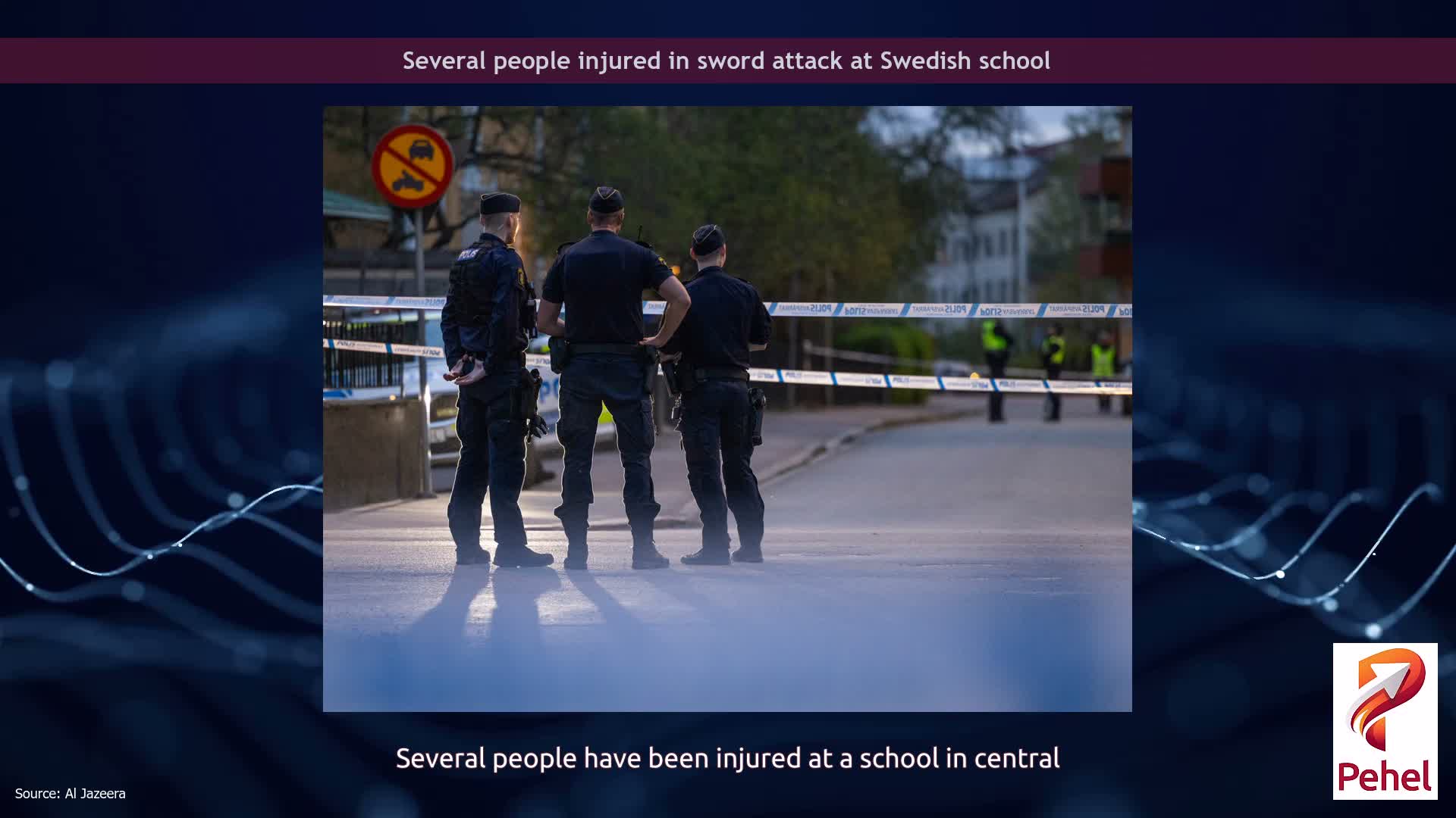 Several people injured in sword attack at Swedish school