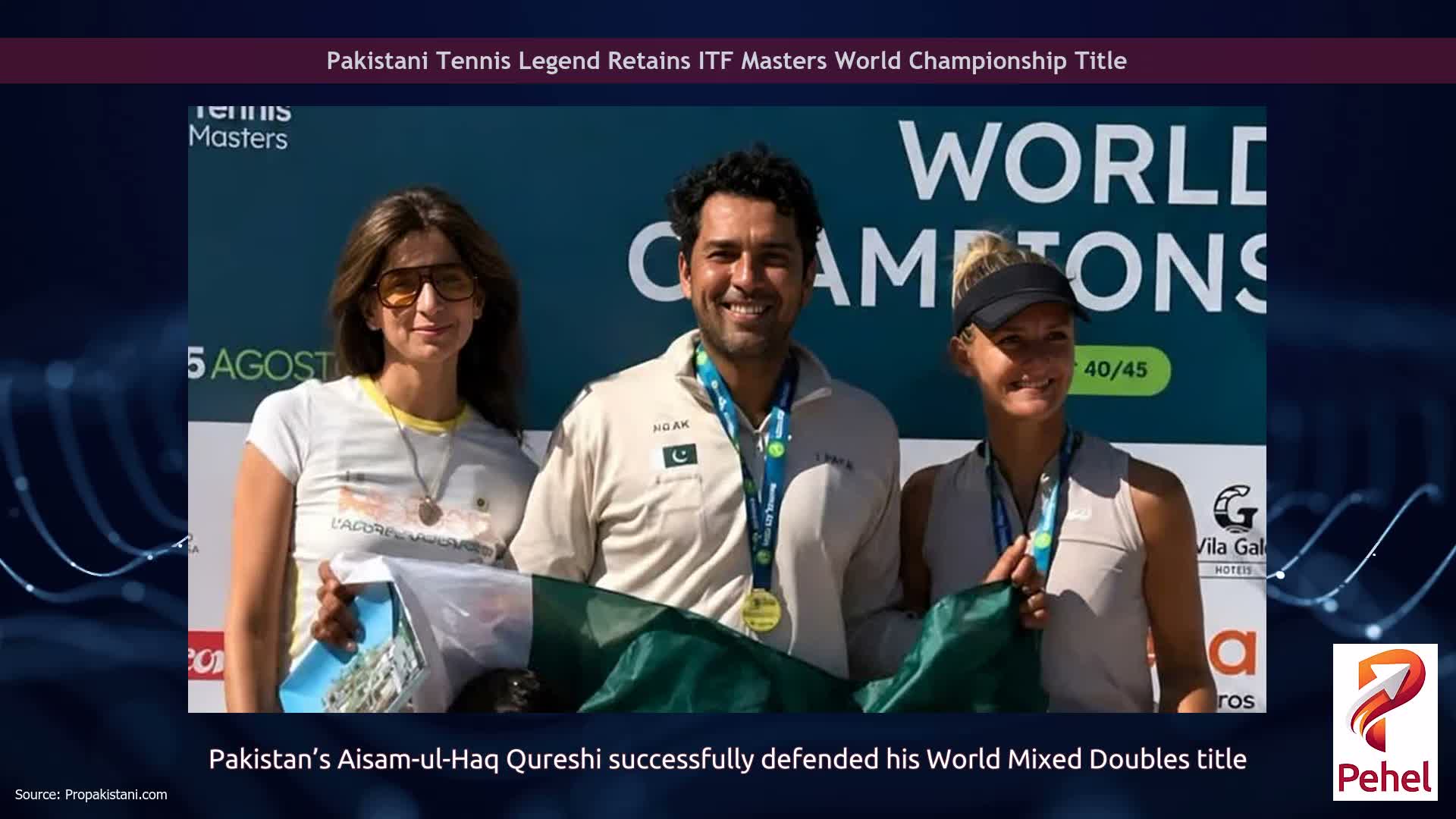 Pakistani Tennis Legend Retains ITF Masters World Championship Title