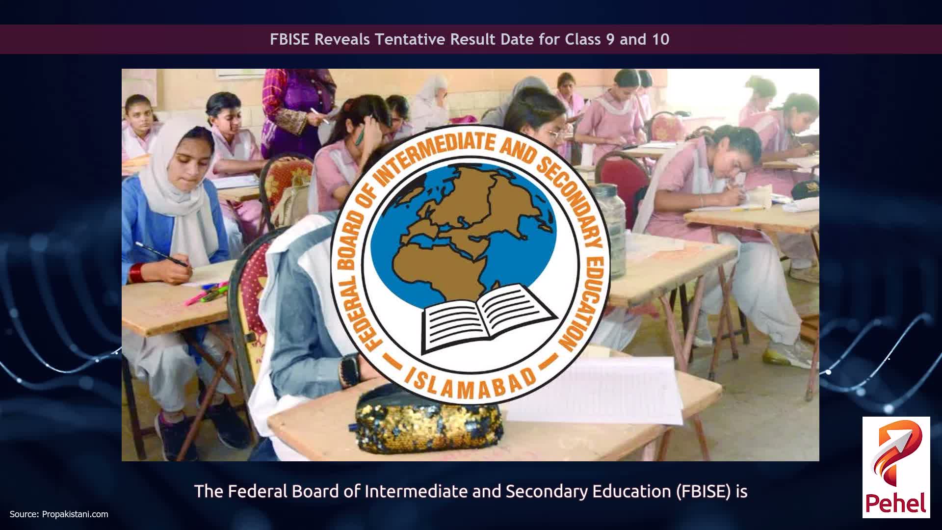 FBISE Reveals Tentative Result Date for Class 9 and 10