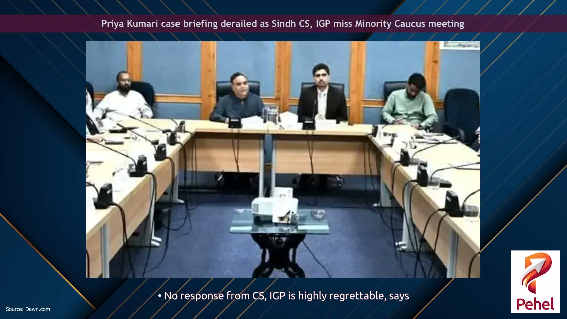 Priya Kumari case briefing derailed as Sindh CS, IGP miss Minority Caucus meeting
