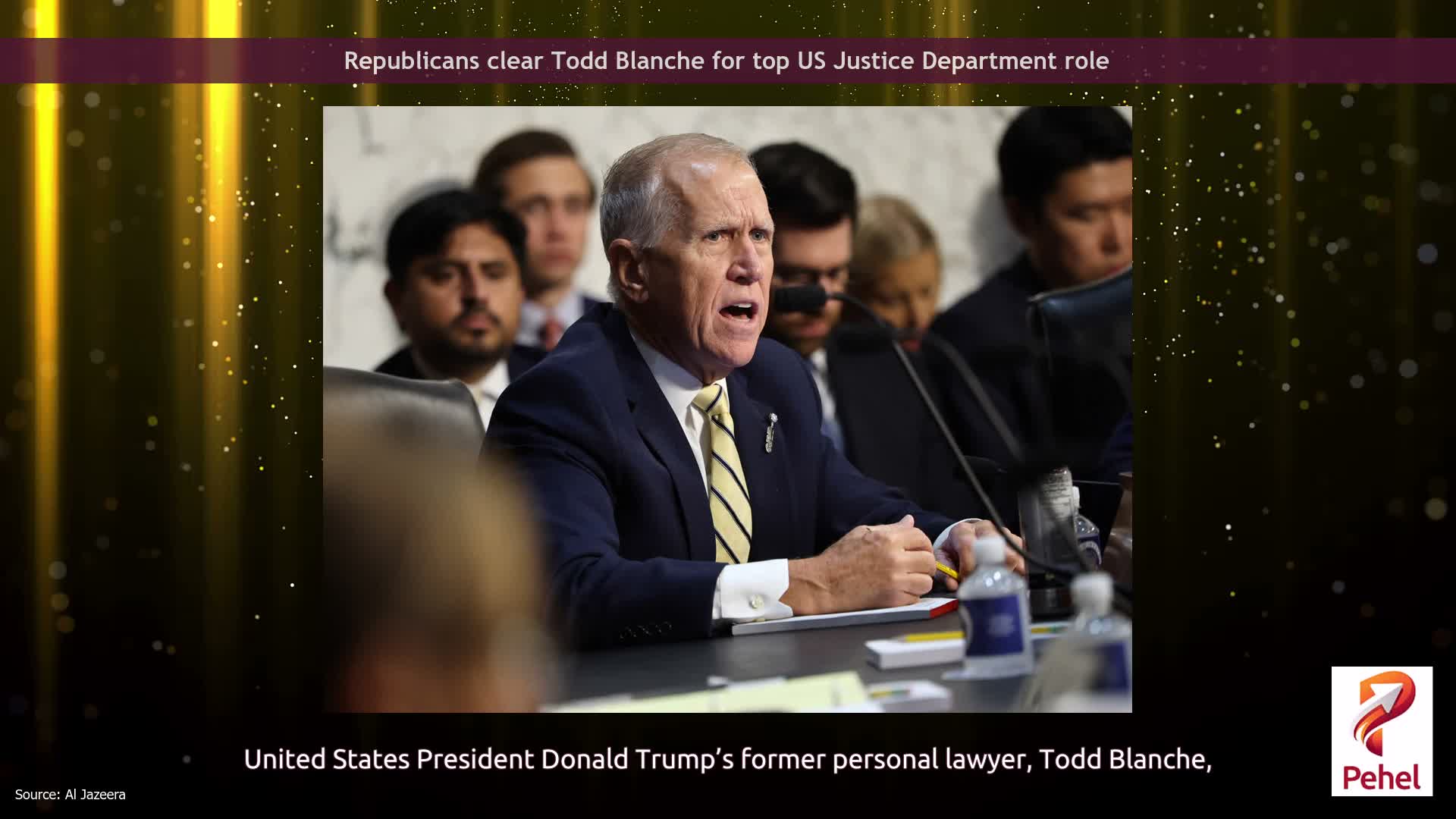 Republicans clear Todd Blanche for top US Justice Department role
