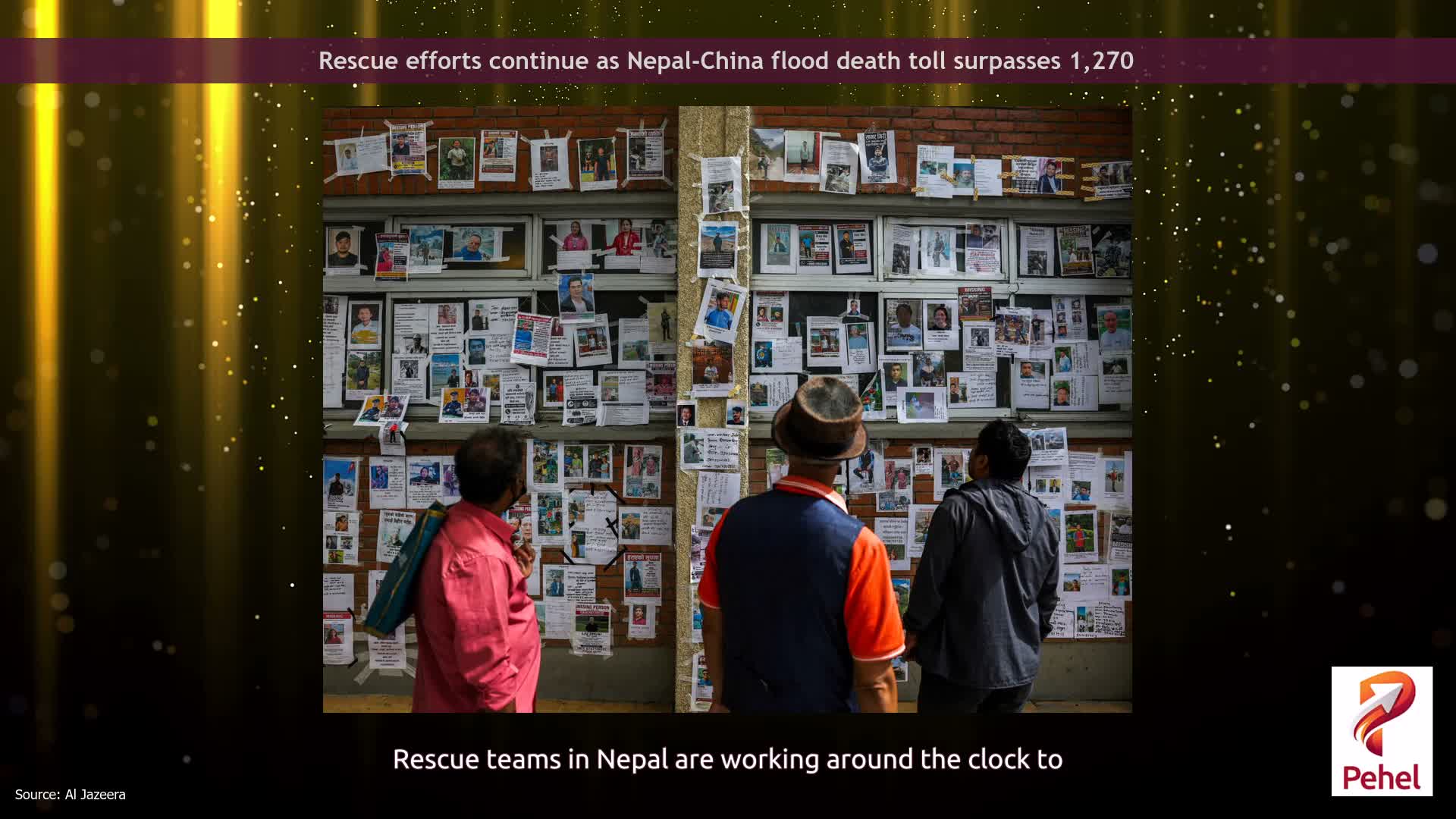 Rescue efforts continue as Nepal-China flood death toll surpasses 1,270