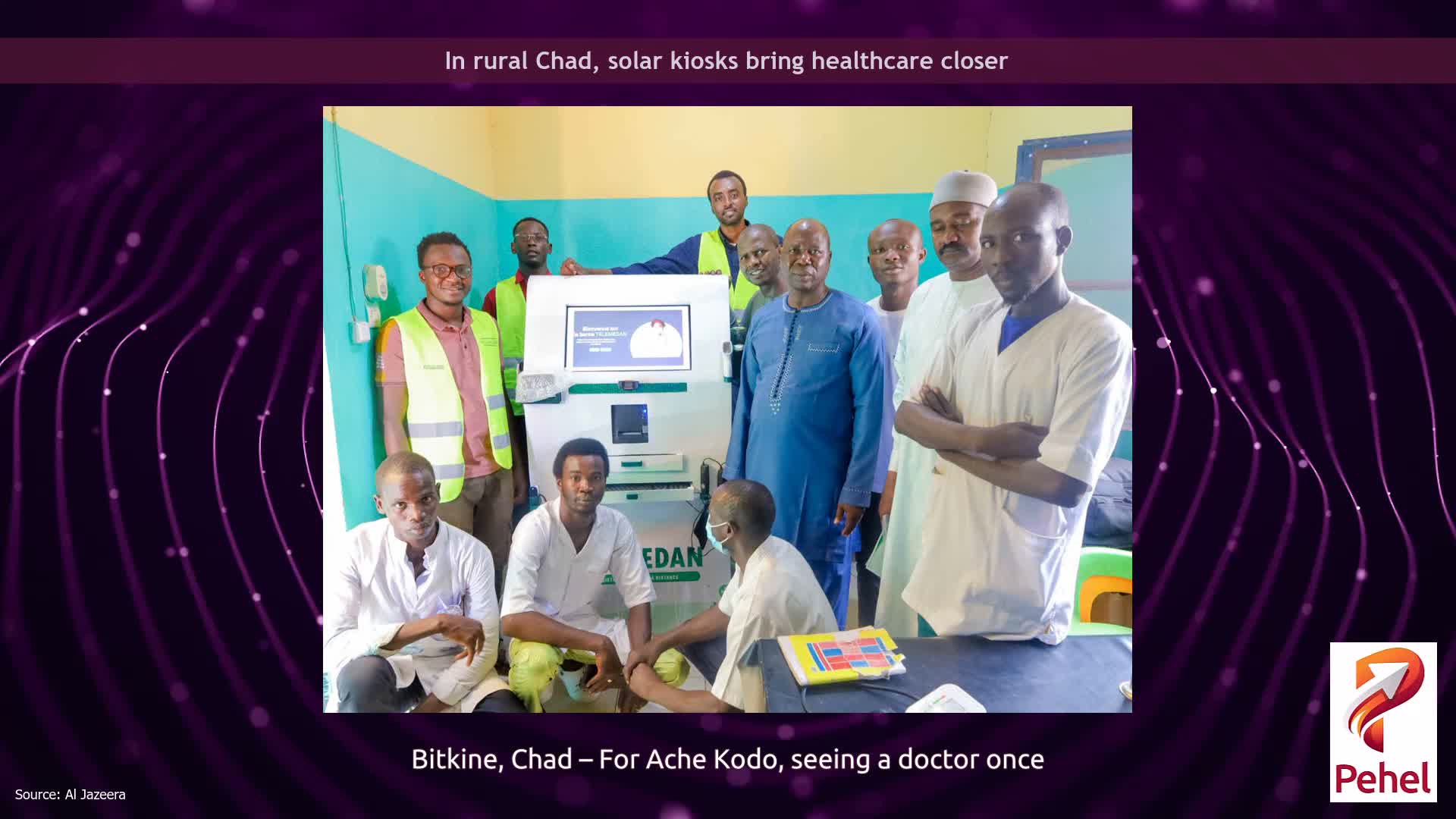 In rural Chad, solar kiosks bring healthcare closer
