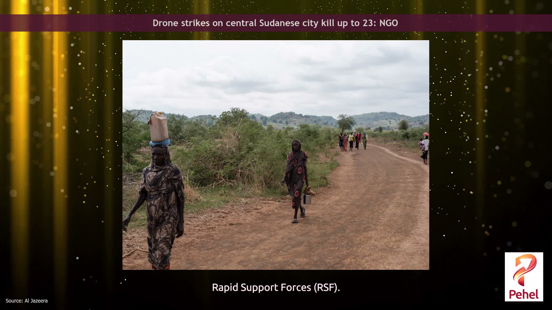 Drone strikes on central Sudanese city kill up to 23: NGO